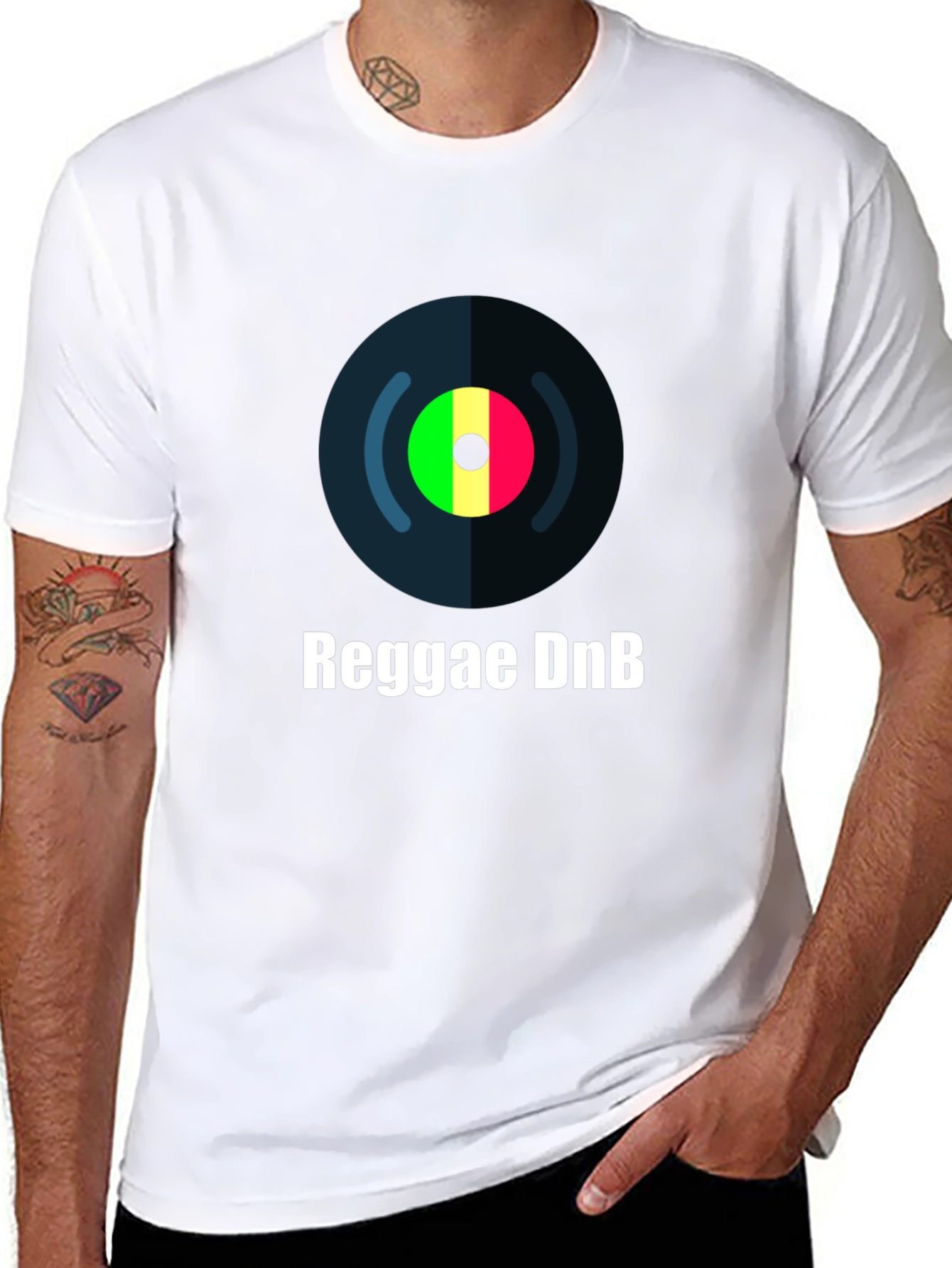 Reggae DnB Graphic T-Shirt - Music Inspired Tee