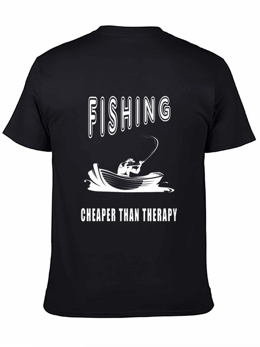 Fishing Cheaper Than Therapy T-Shirt