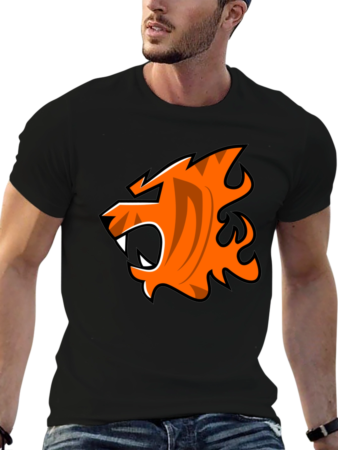 Bold Tiger Graphic Tee - Fierce Style