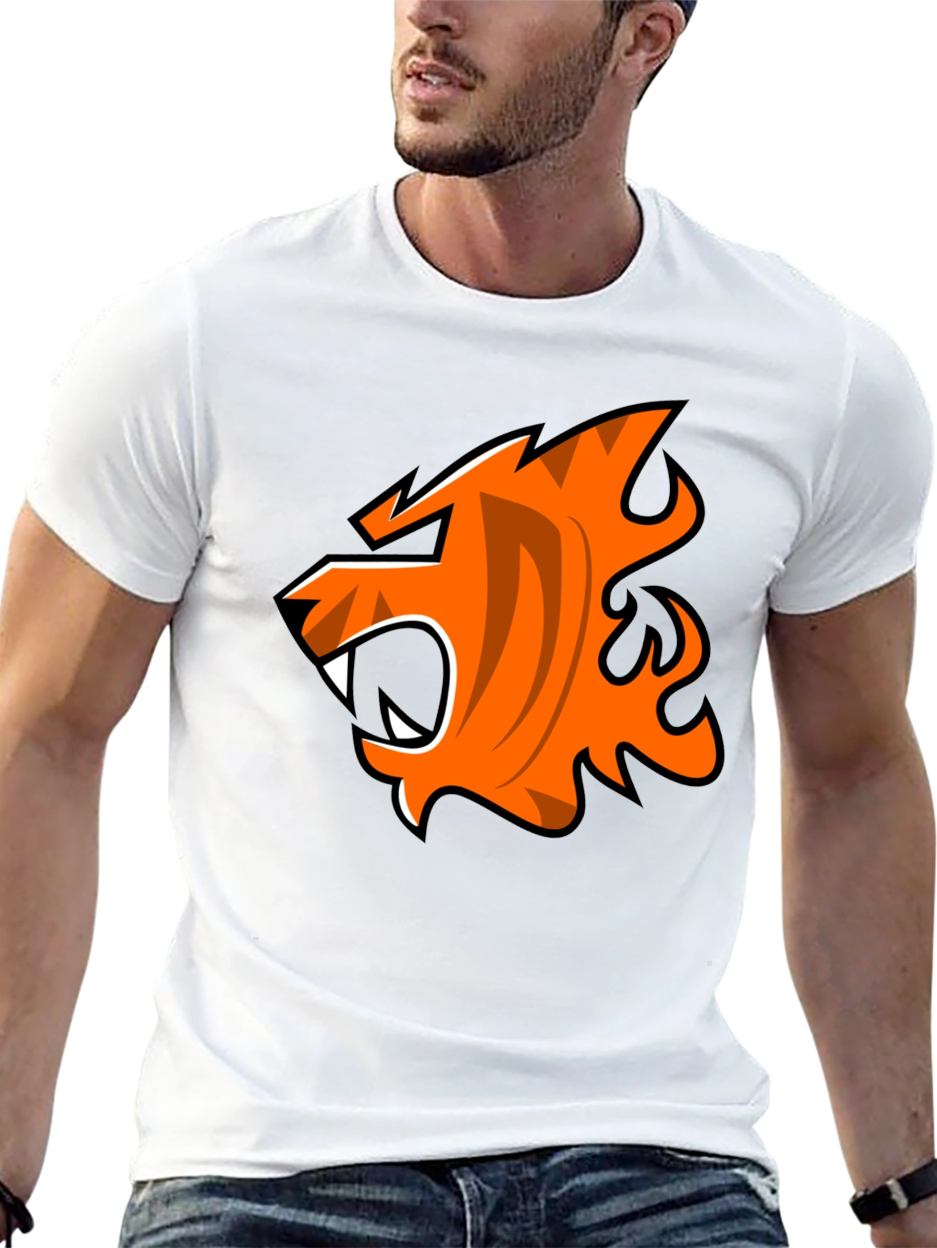 Bold Tiger Graphic Tee - Fierce Style