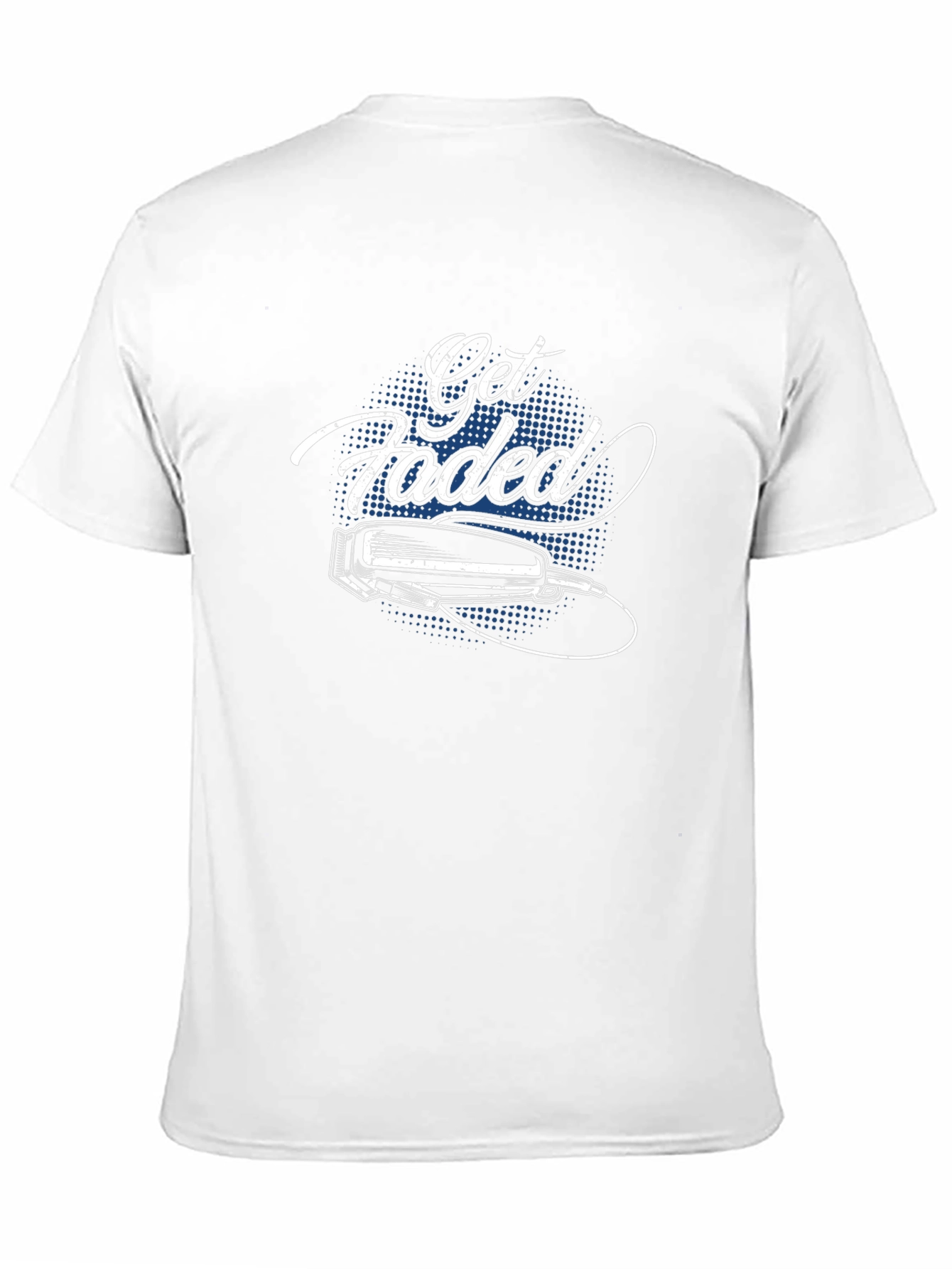 Get Faded Barber Tee - Stylish Black T-Shirt