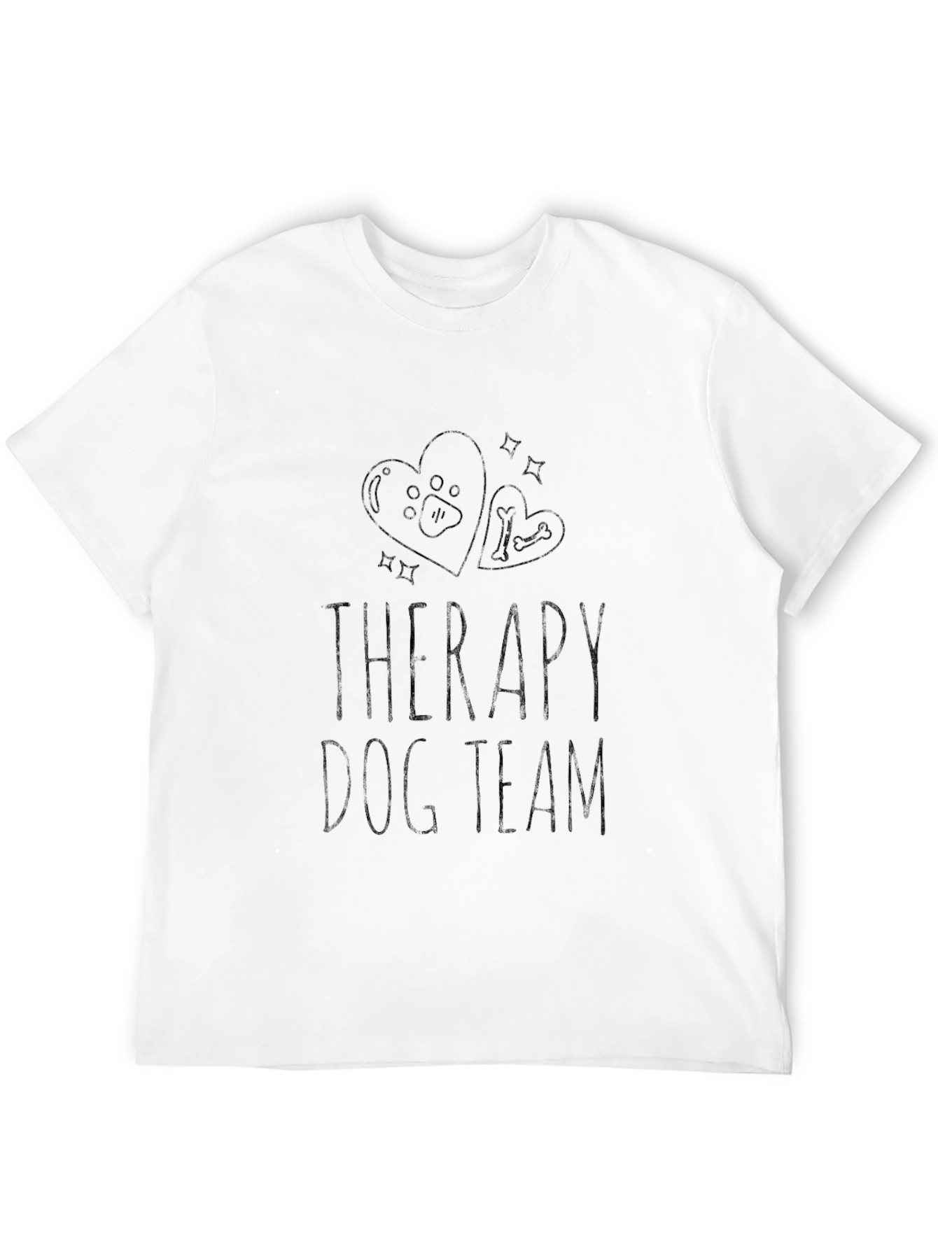 Therapy Dog Team Graphic T-Shirt
