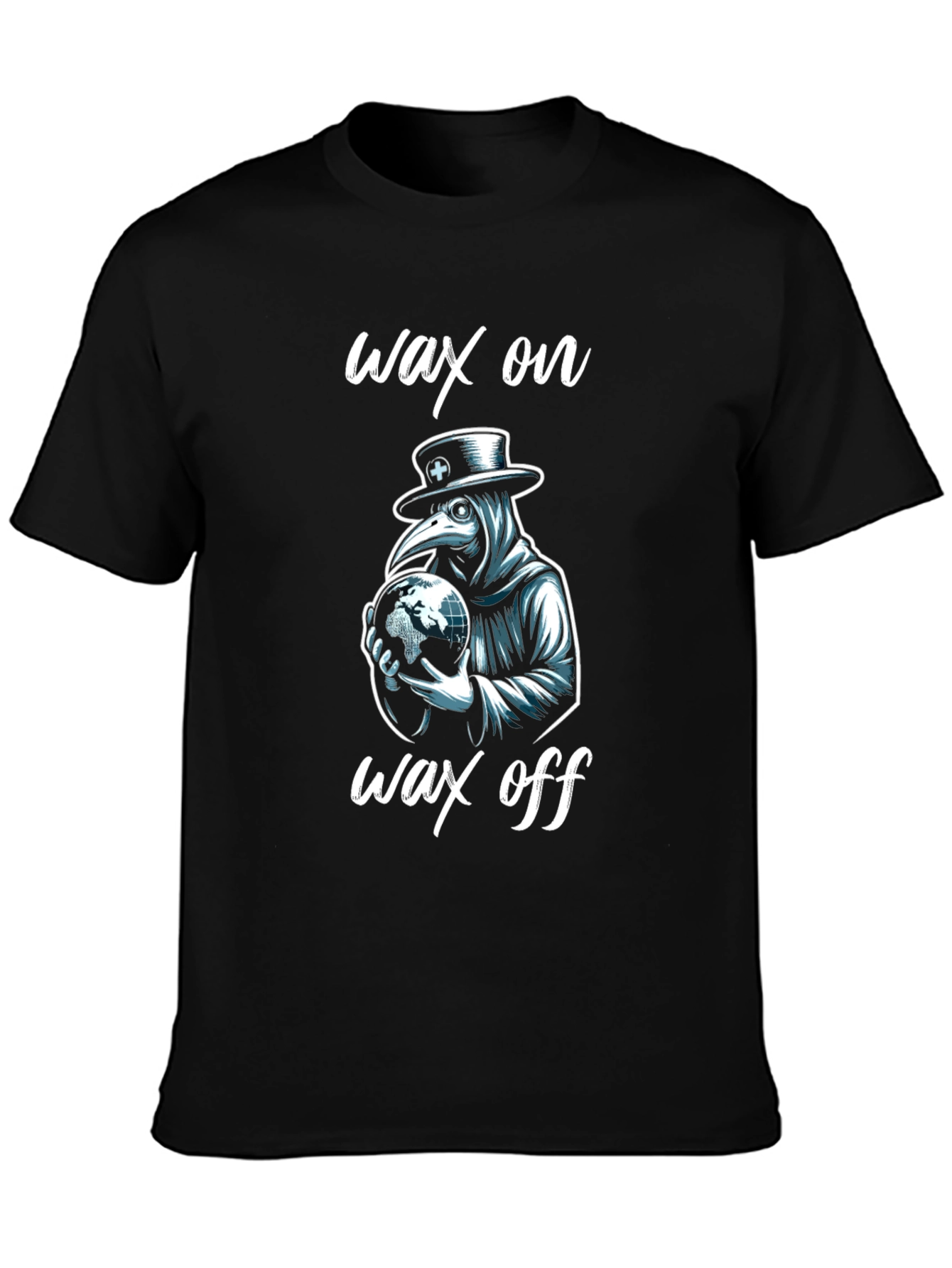 Wax On Plague Doctor T-Shirt