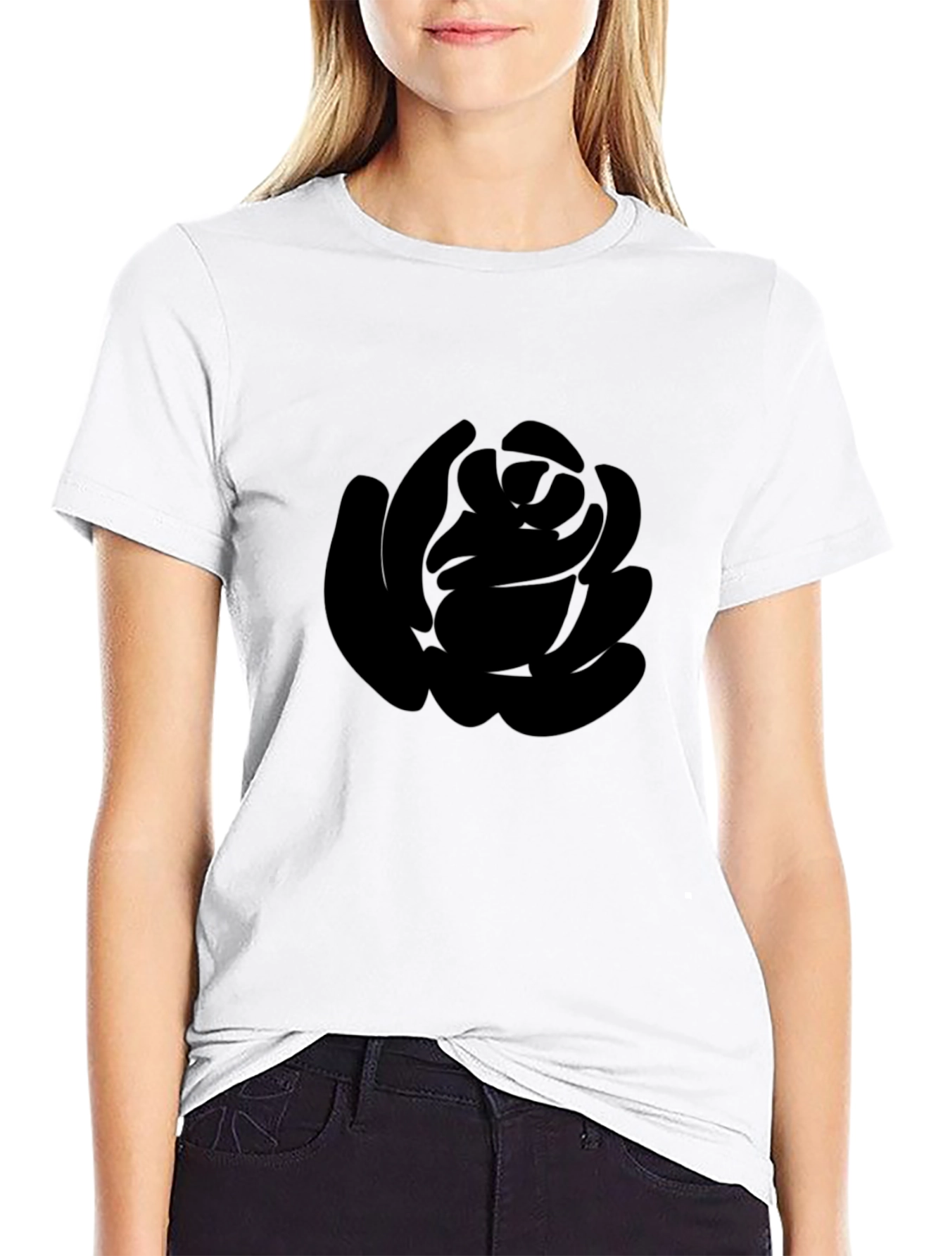 Black Rose Graphic T-Shirt - Stylish Mens Tee