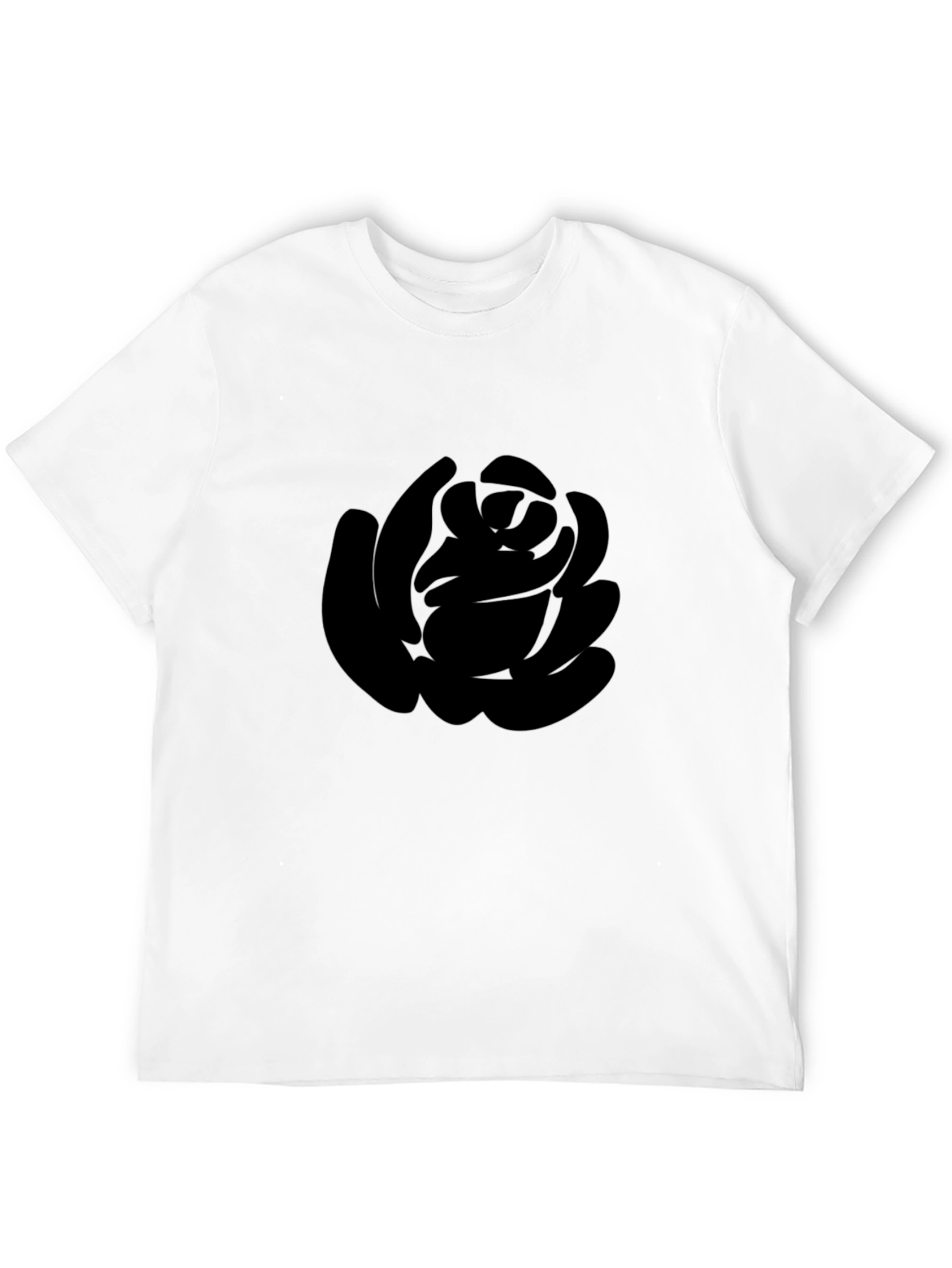 Black Rose Graphic T-Shirt - Stylish Mens Tee