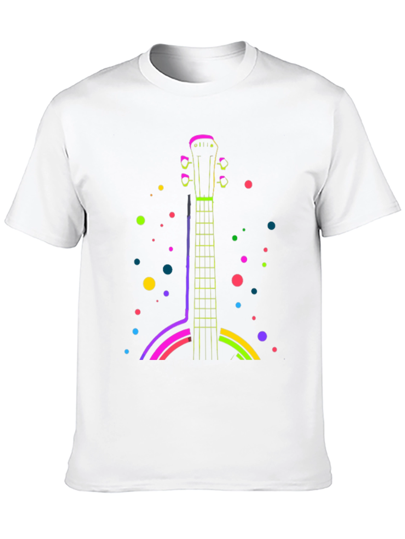 Neon Guitar T-Shirt - Funky Music Tee
