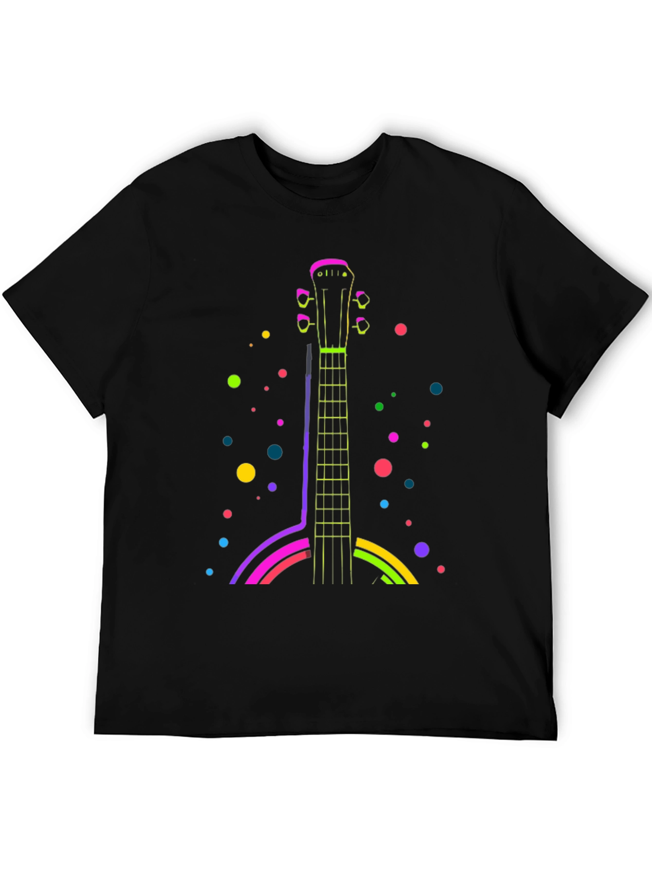 Neon Guitar T-Shirt - Funky Music Tee