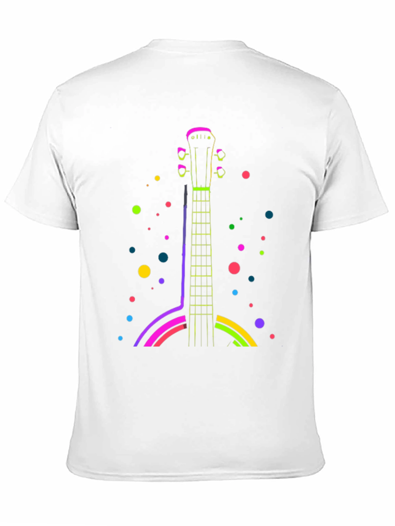 Neon Guitar T-Shirt - Funky Music Tee