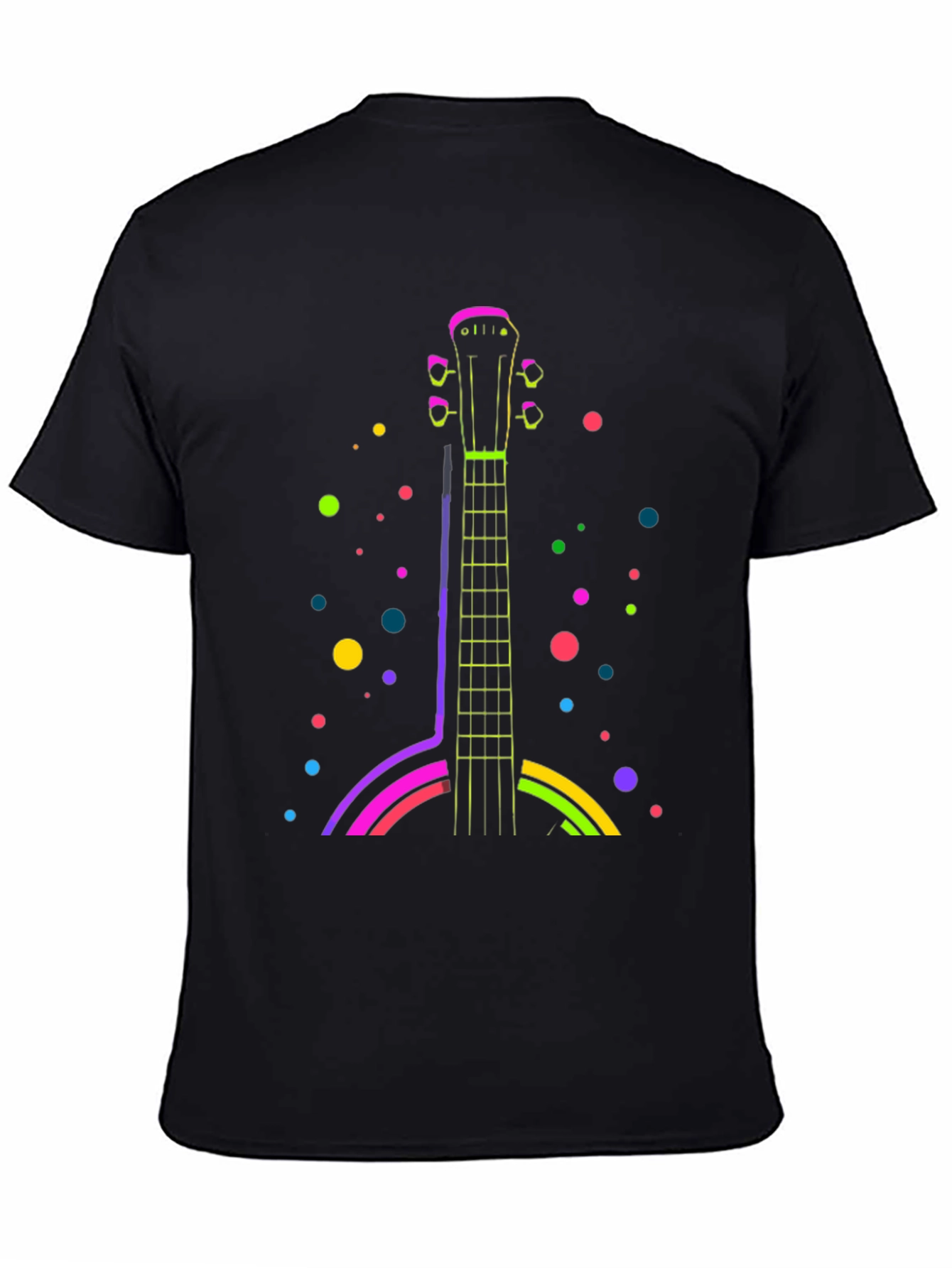 Neon Guitar T-Shirt - Funky Music Tee