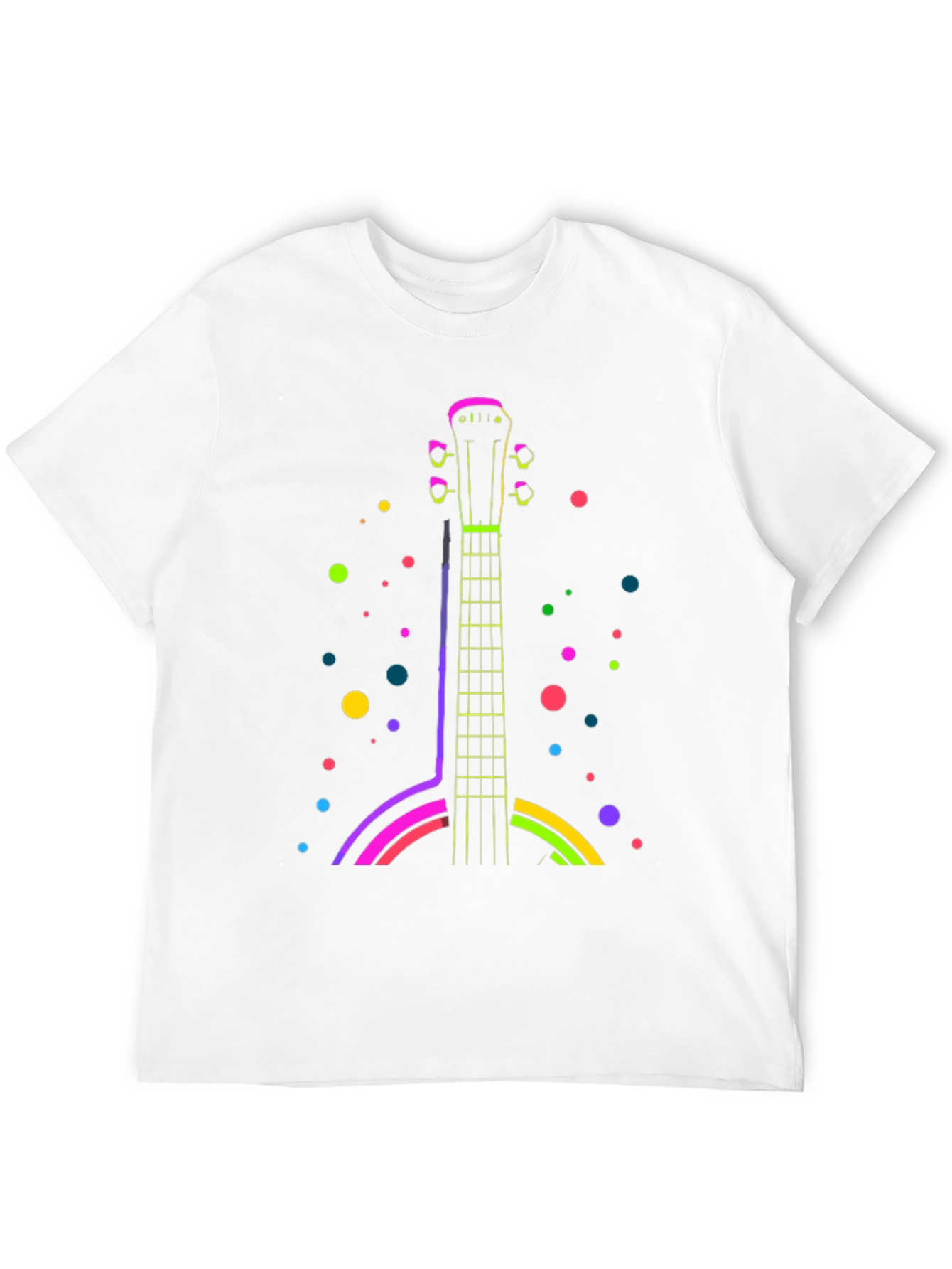 Neon Guitar T-Shirt - Funky Music Tee