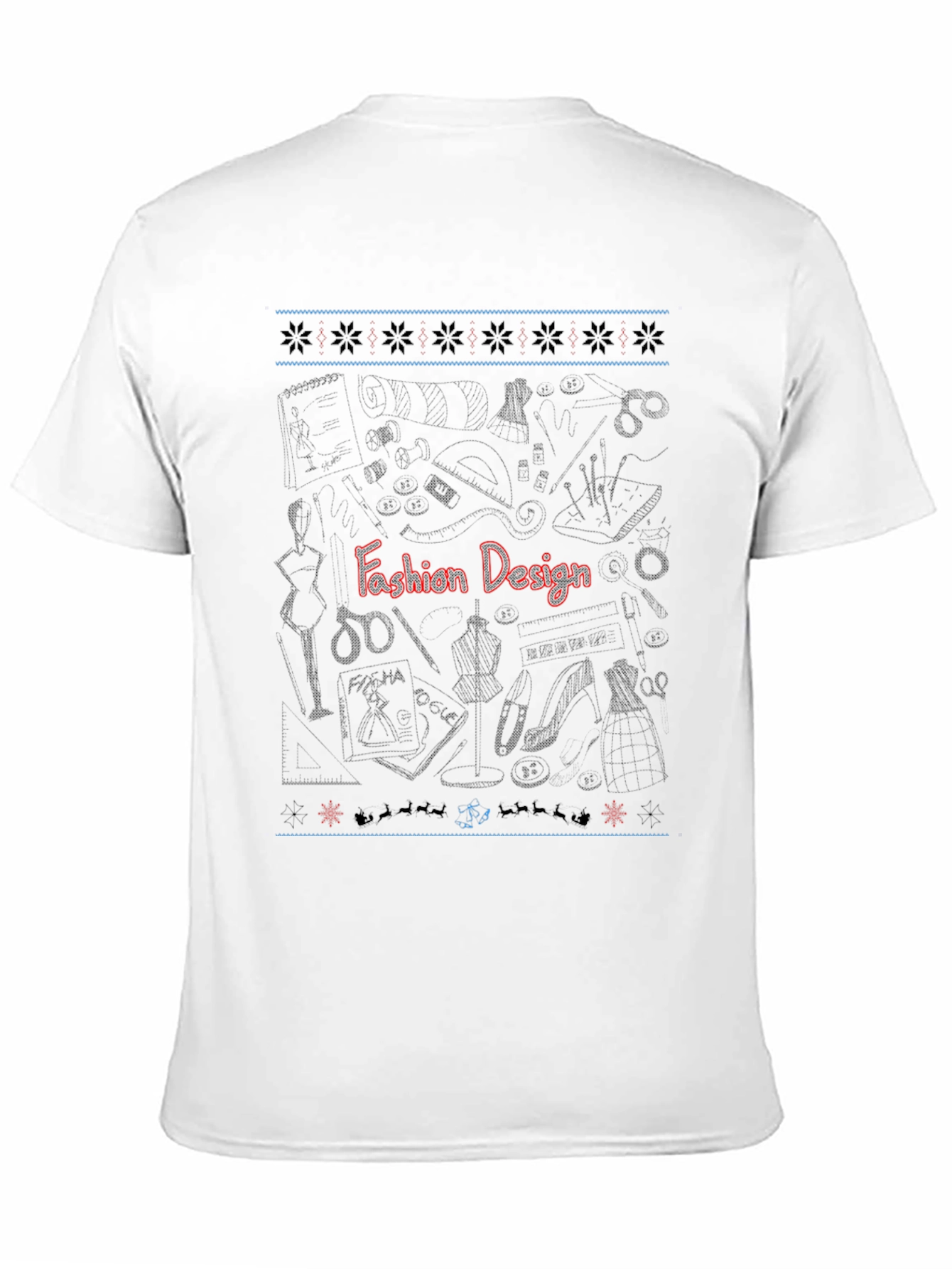 Fashion Design Black T-Shirt