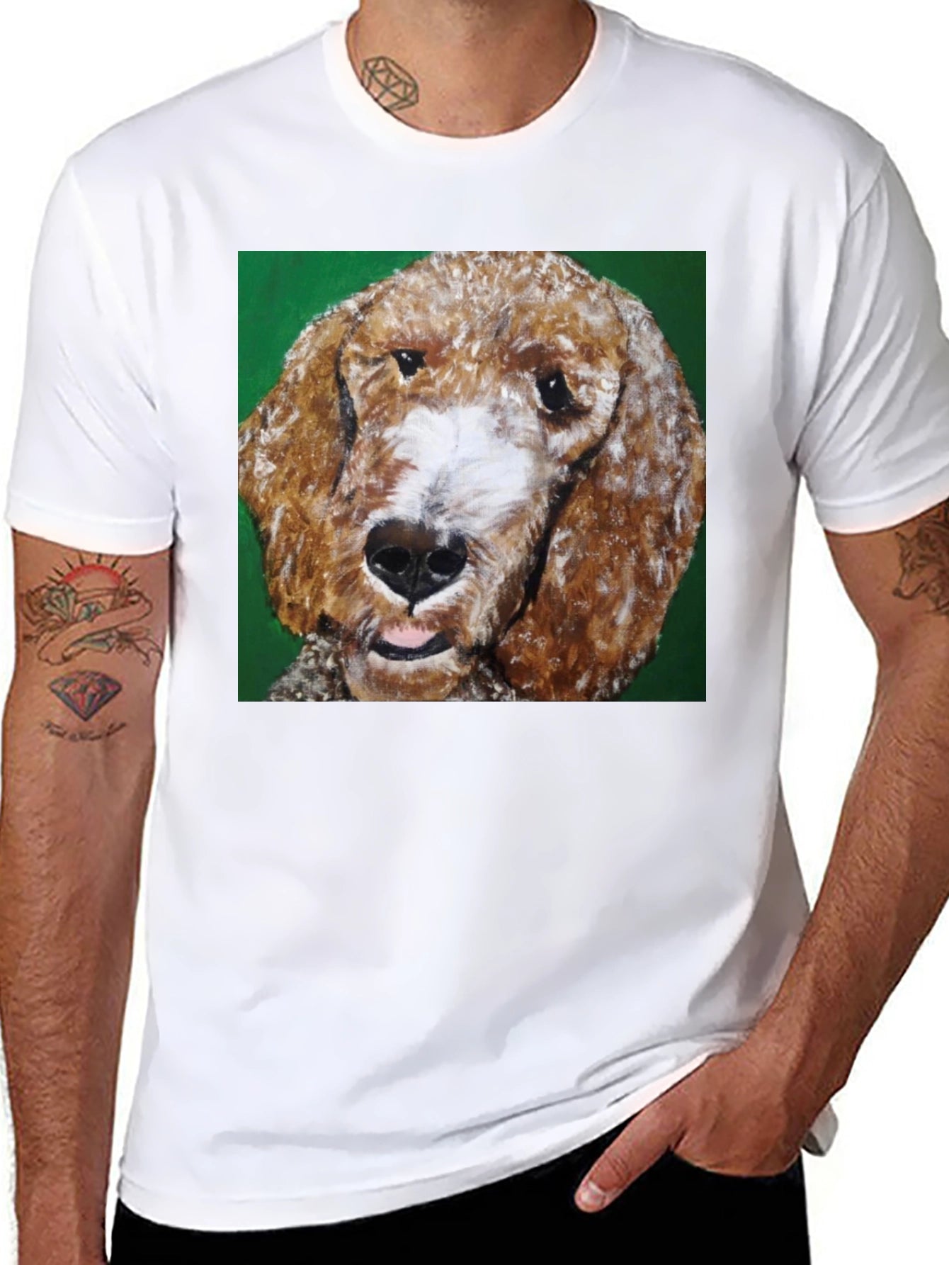 Dog Painting Graphic Tee