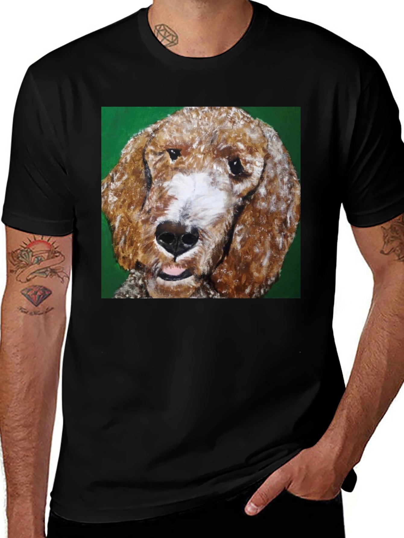 Dog Painting Graphic Tee