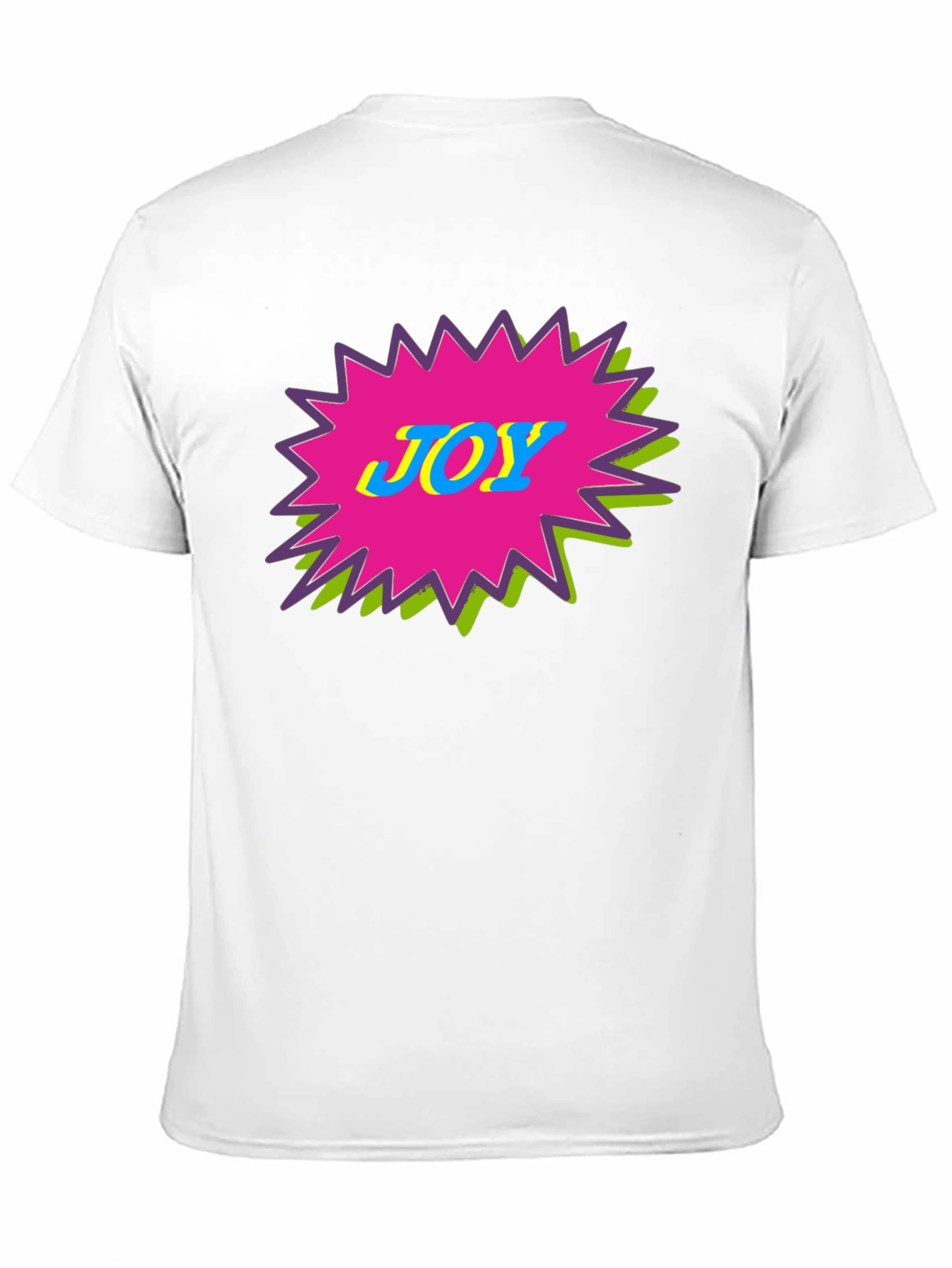 Joy Graphic Tee - Black Cotton Crewneck