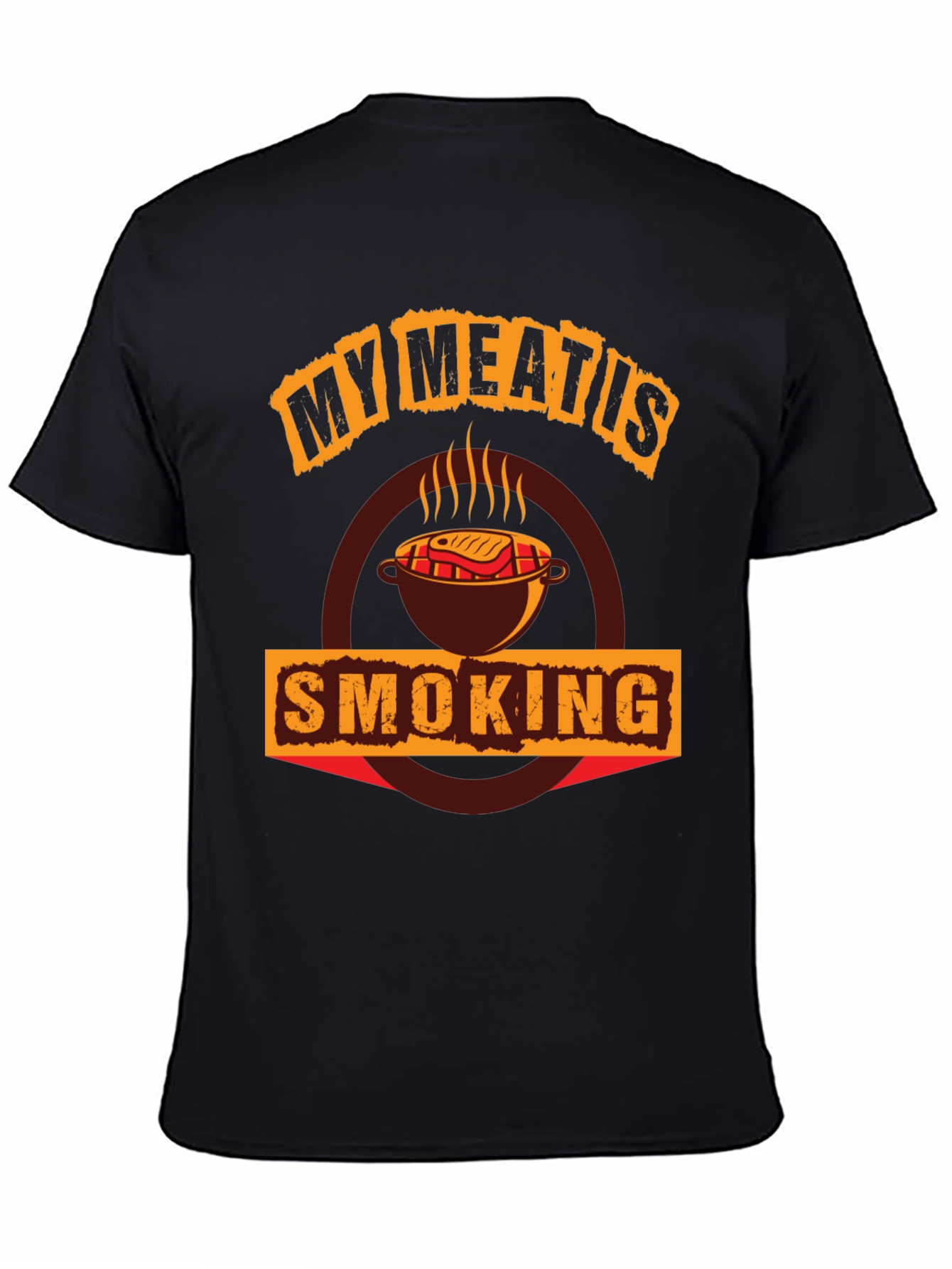 My Meat Is Smoking BBQ T-Shirt