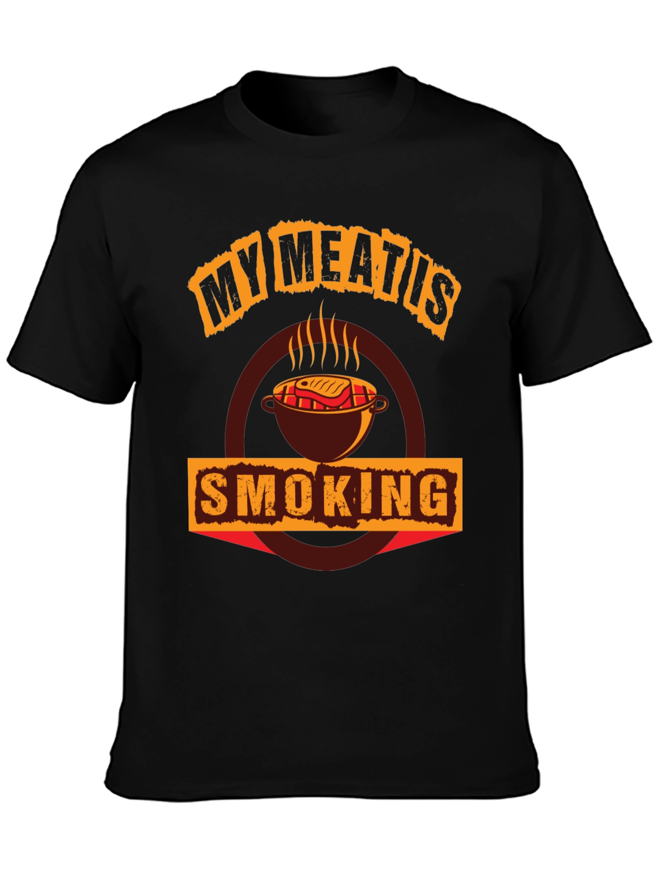 My Meat Is Smoking BBQ T-Shirt