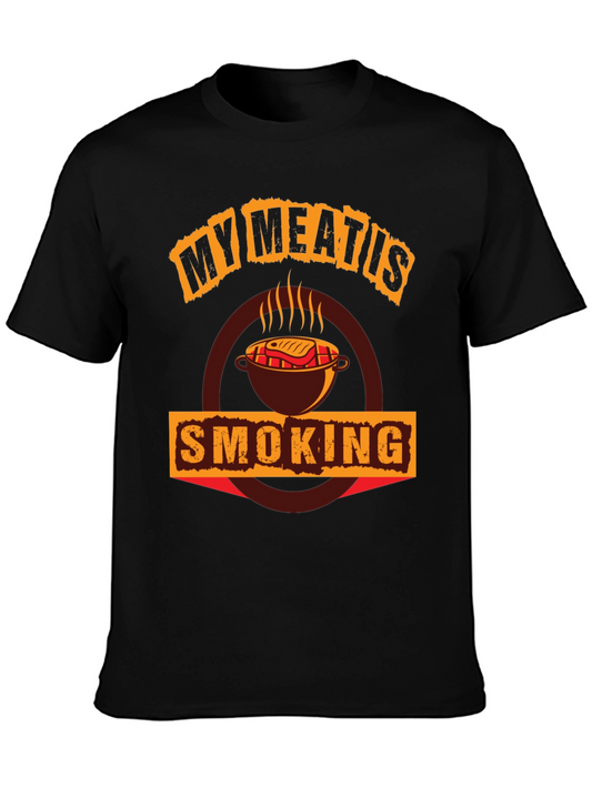 My Meat Is Smoking BBQ T-Shirt