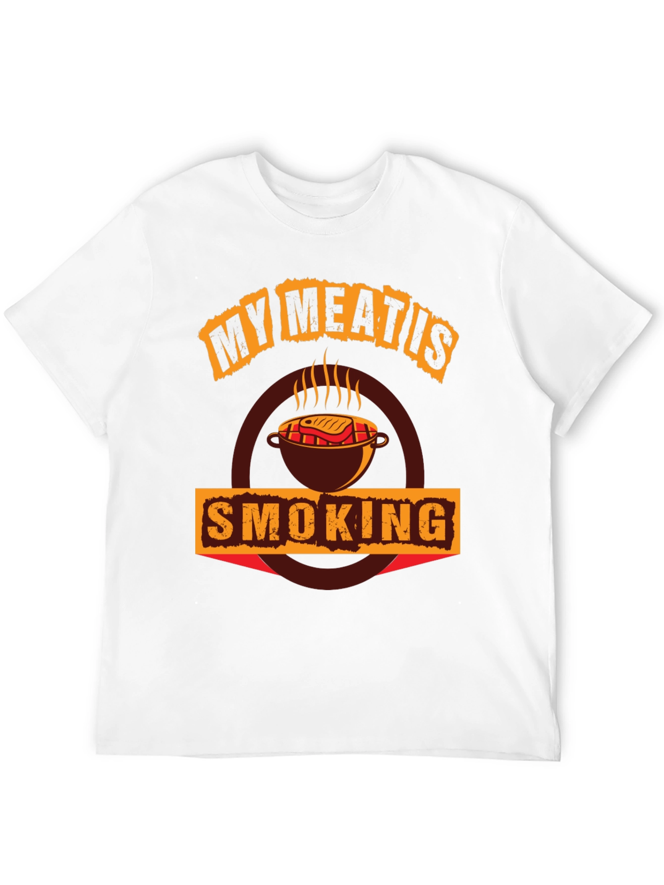 My Meat Is Smoking BBQ T-Shirt