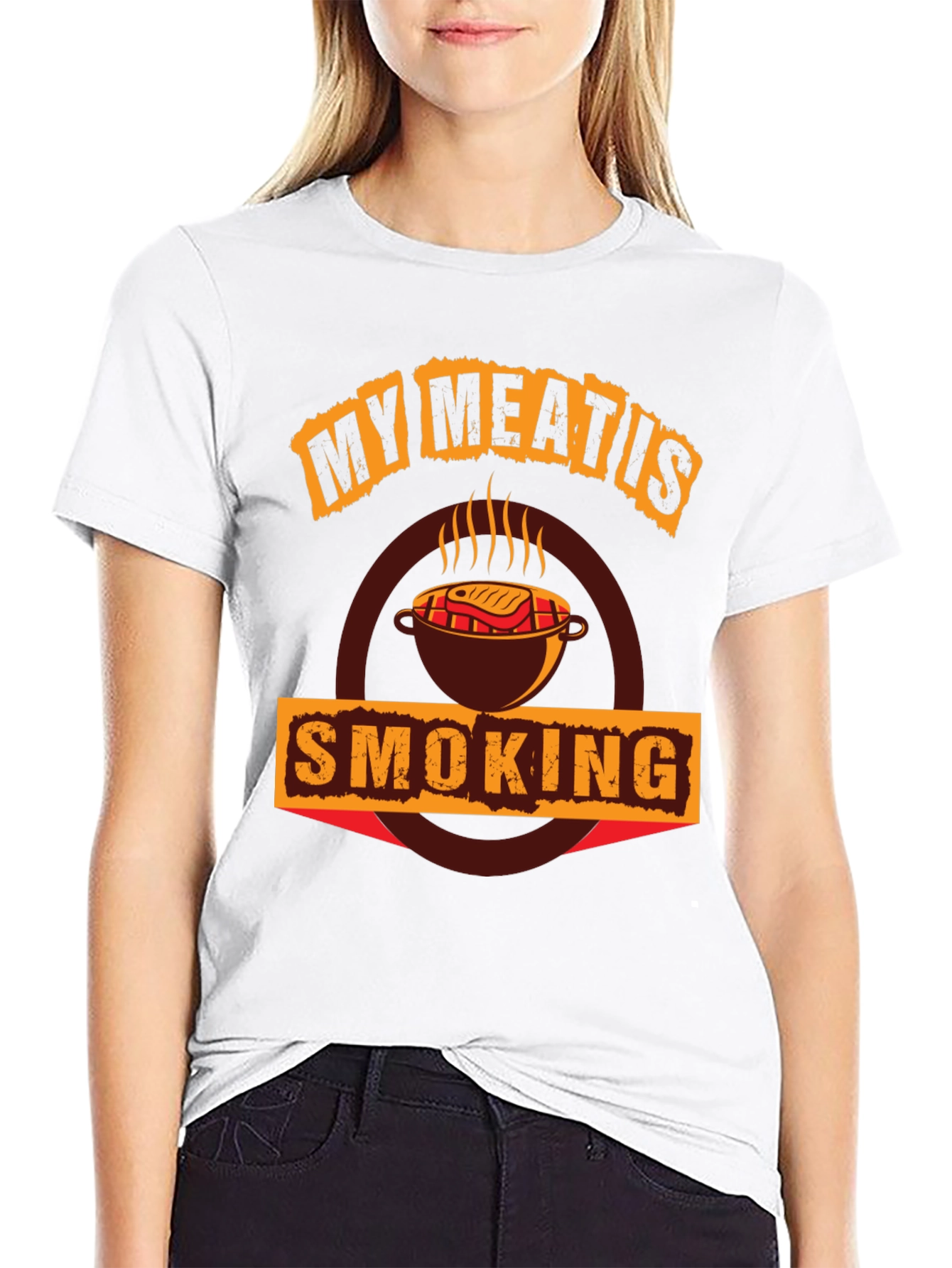 My Meat Is Smoking BBQ T-Shirt