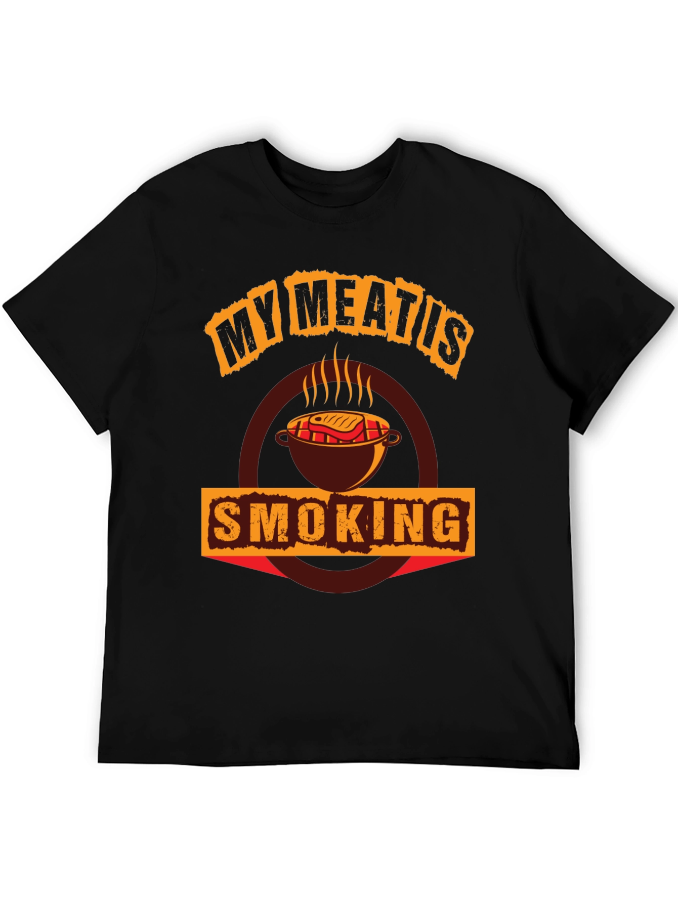 My Meat Is Smoking BBQ T-Shirt