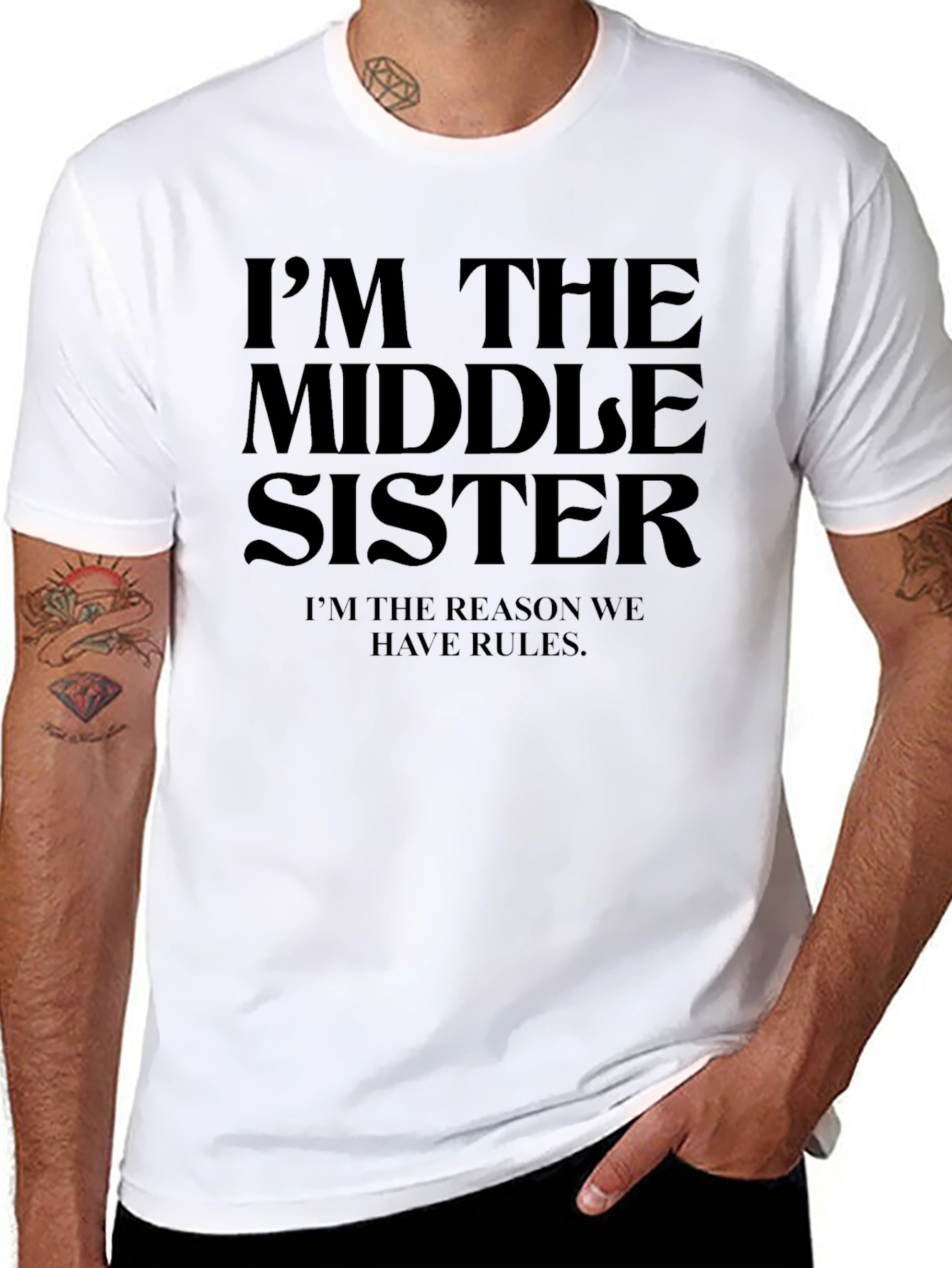 Im The Middle Sister T-Shirt