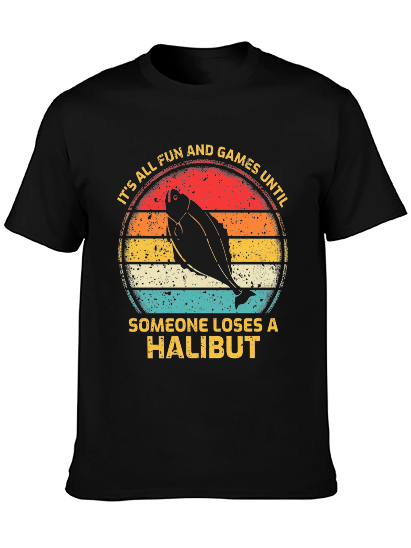 Fun Halibut Fishing Graphic Tee