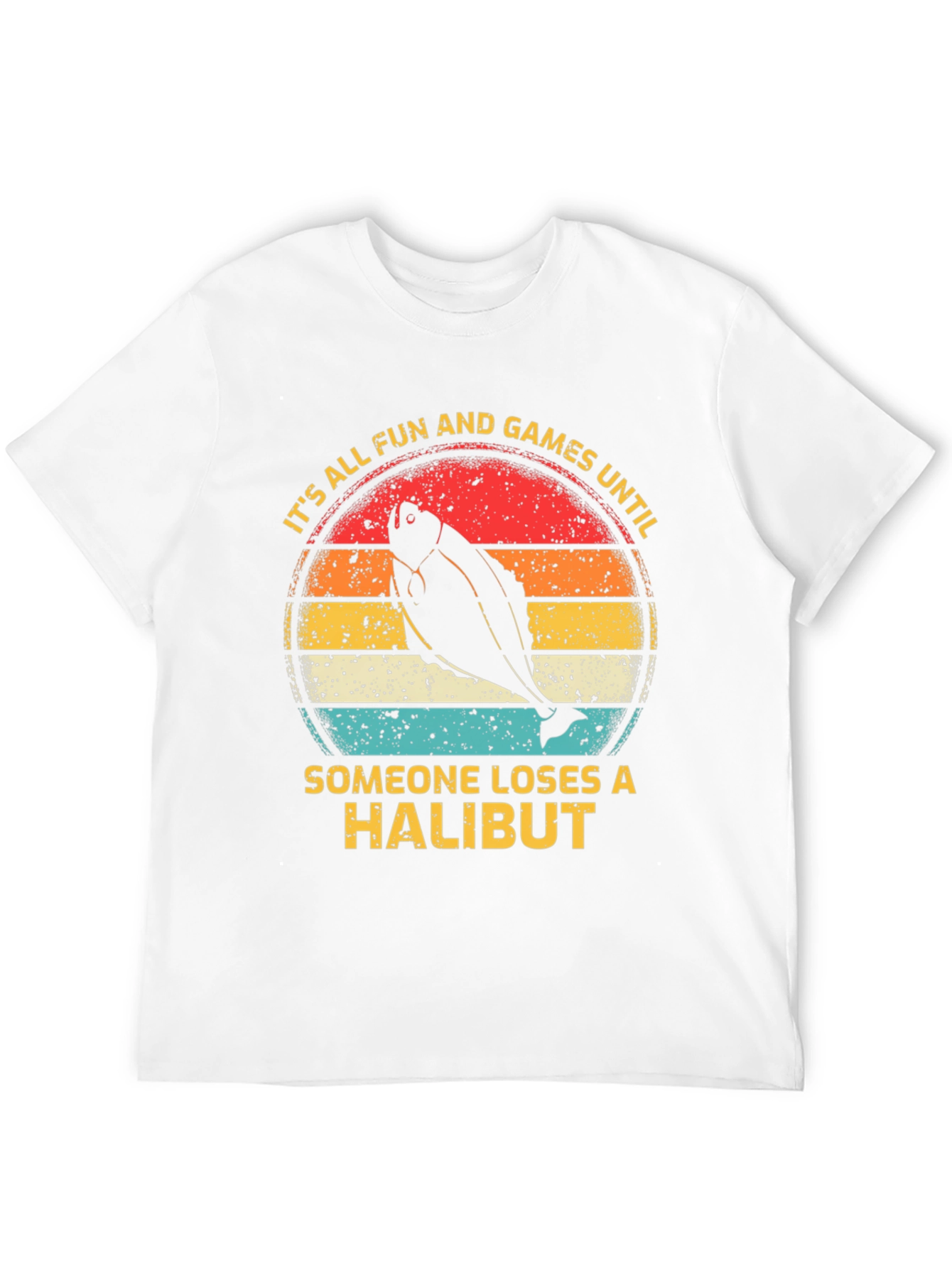 Fun Halibut Fishing Graphic Tee
