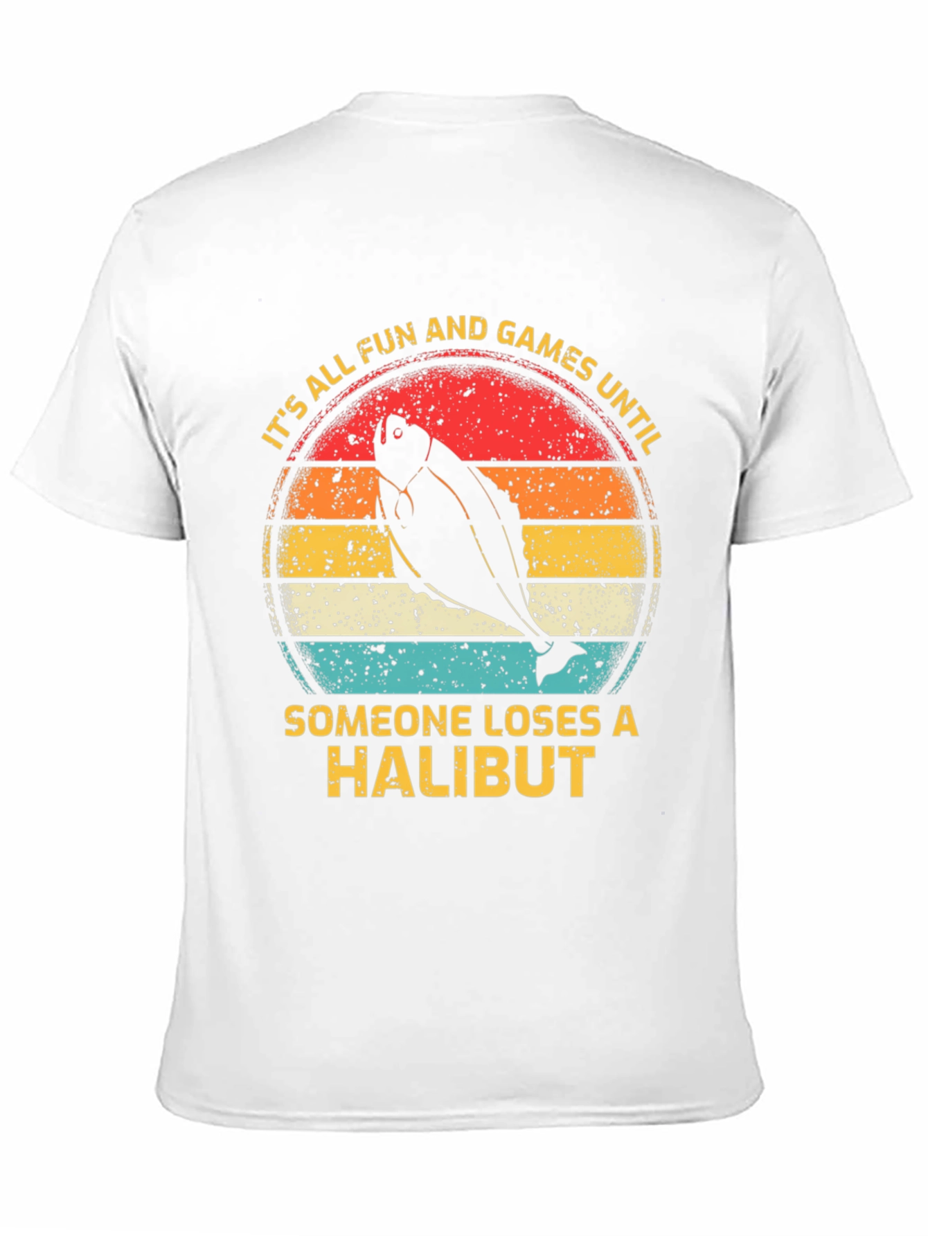 Fun Halibut Fishing Graphic Tee