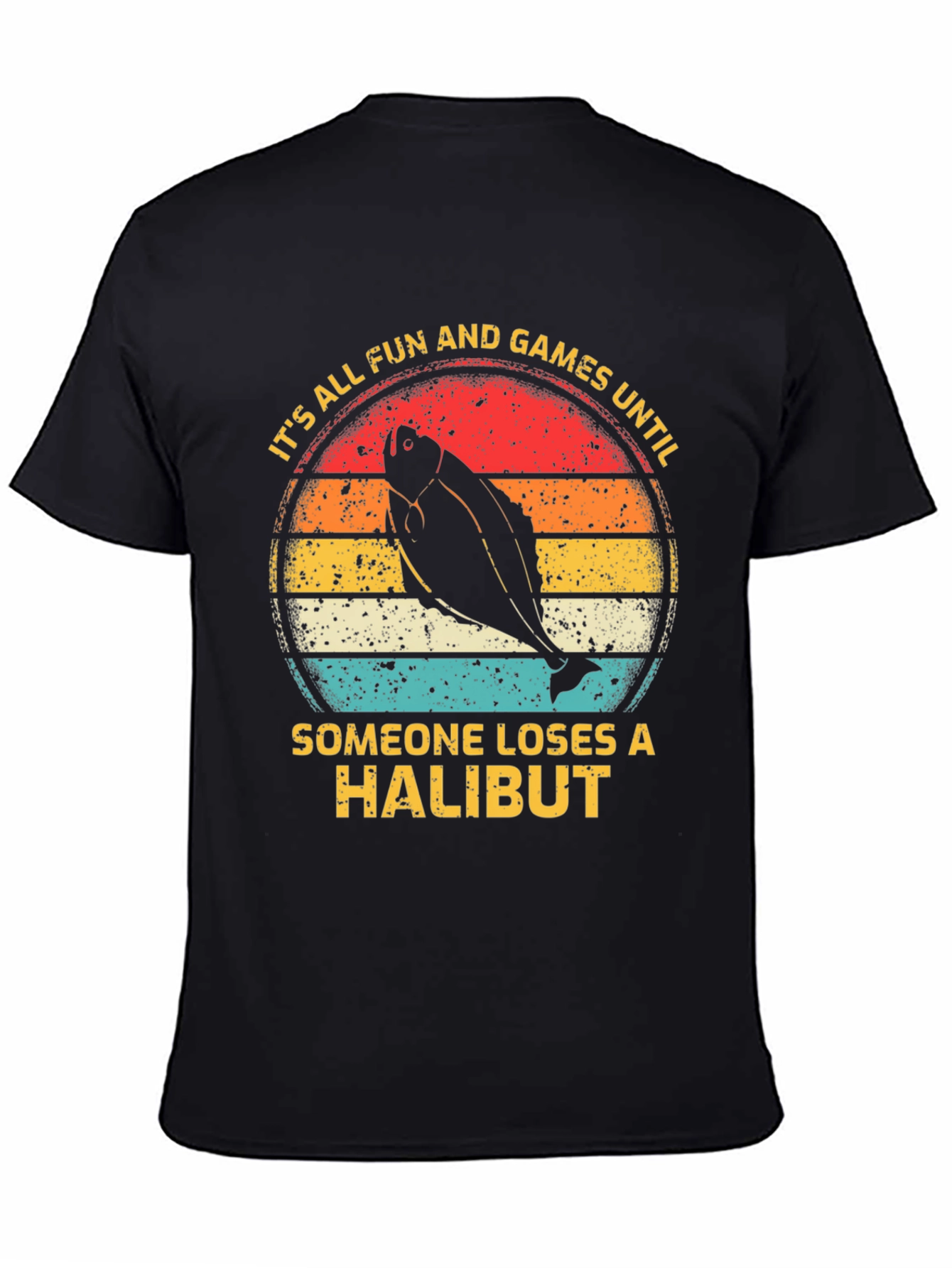 Fun Halibut Fishing Graphic Tee