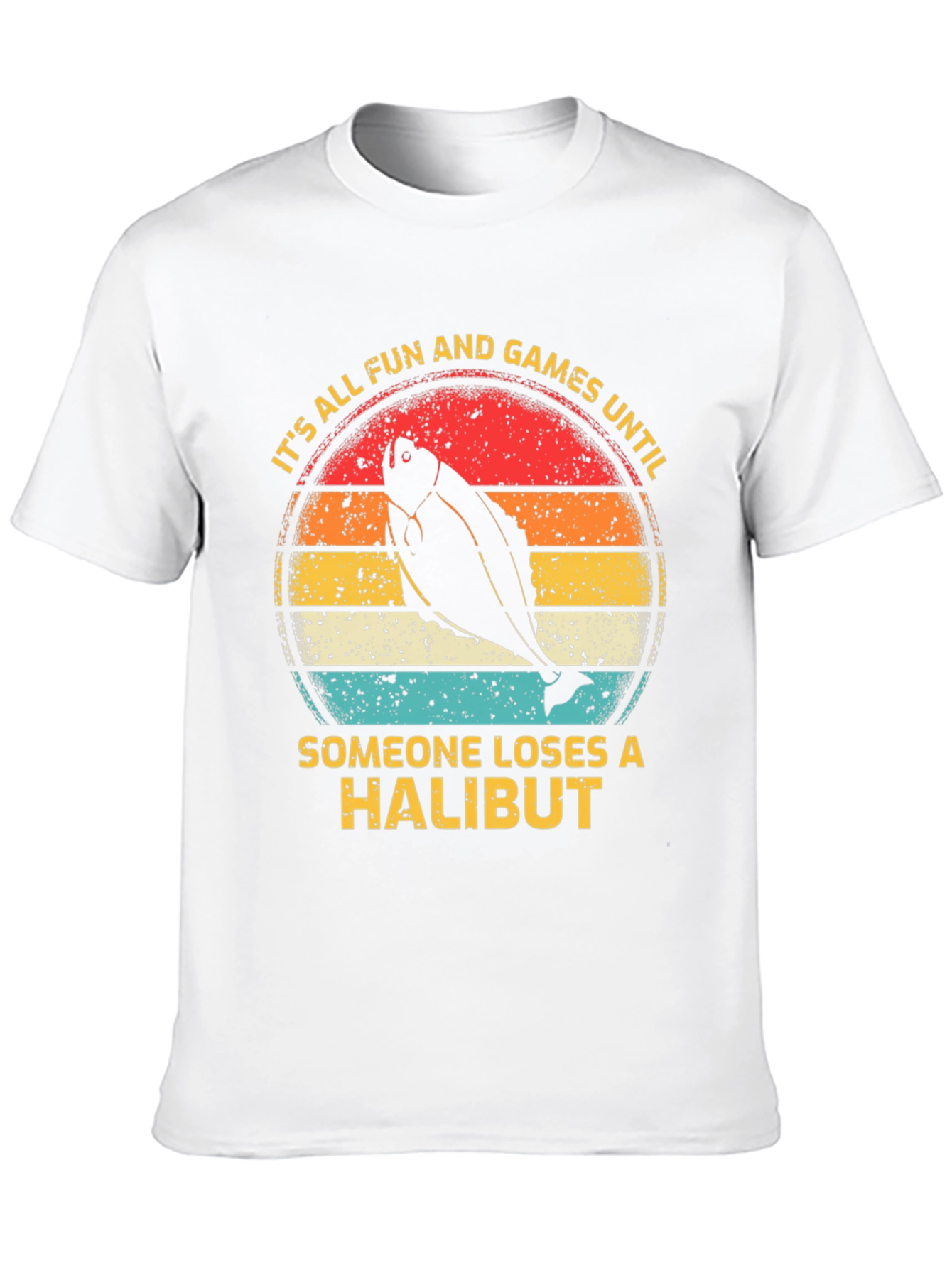 Fun Halibut Fishing Graphic Tee