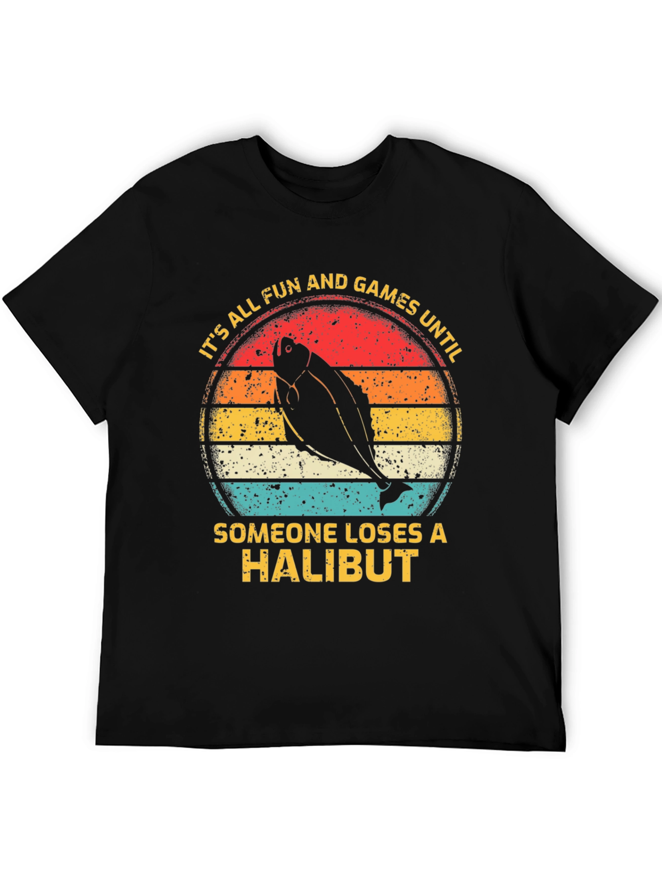 Fun Halibut Fishing Graphic Tee