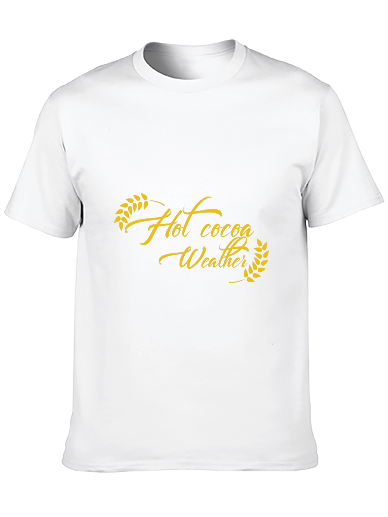 Hot Cocoa Weather Graphic Tee - Black