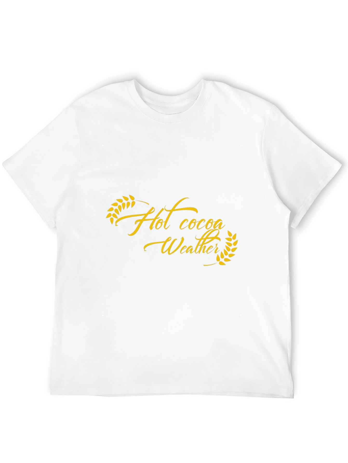 Hot Cocoa Weather Graphic Tee - Black