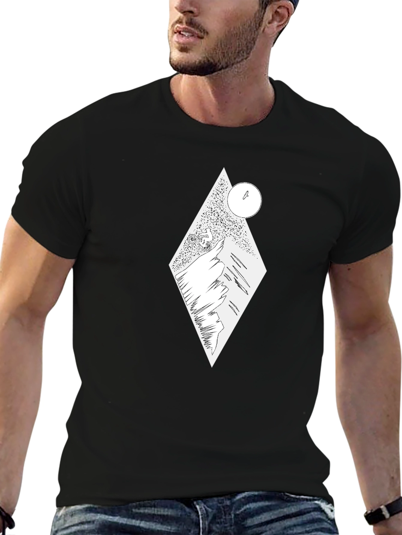 Mountain Bike Rider Graphic Tee