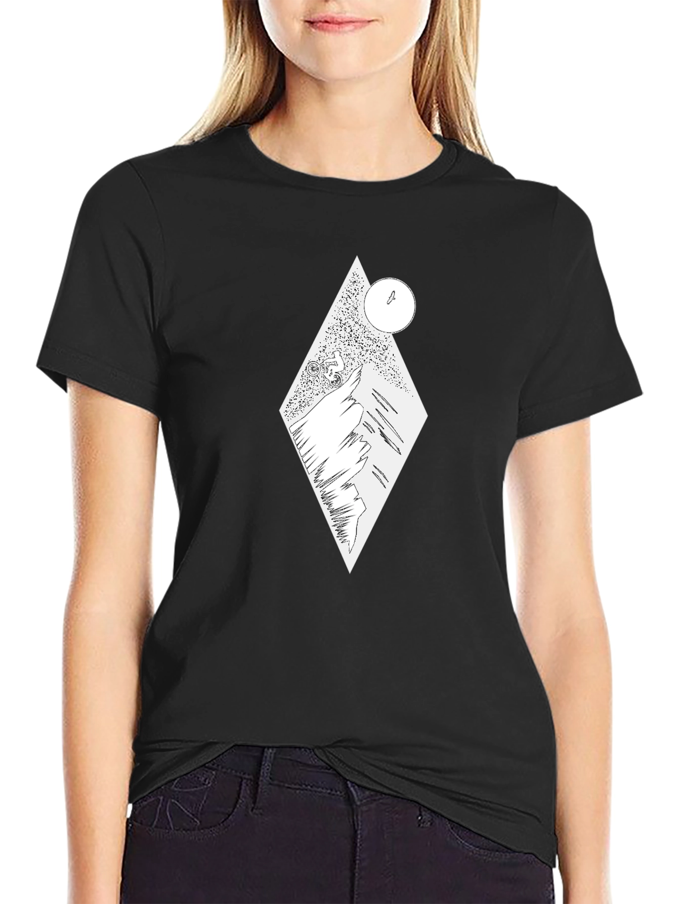 Mountain Bike Rider Graphic Tee