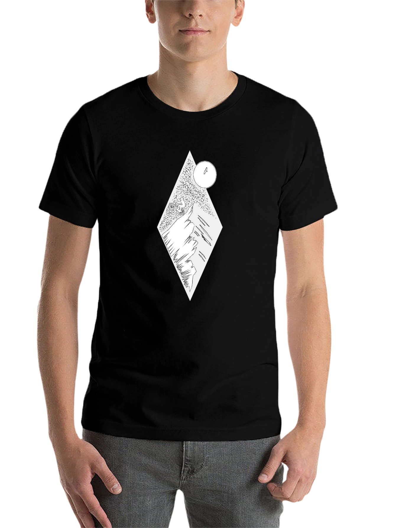 Mountain Bike Rider Graphic Tee