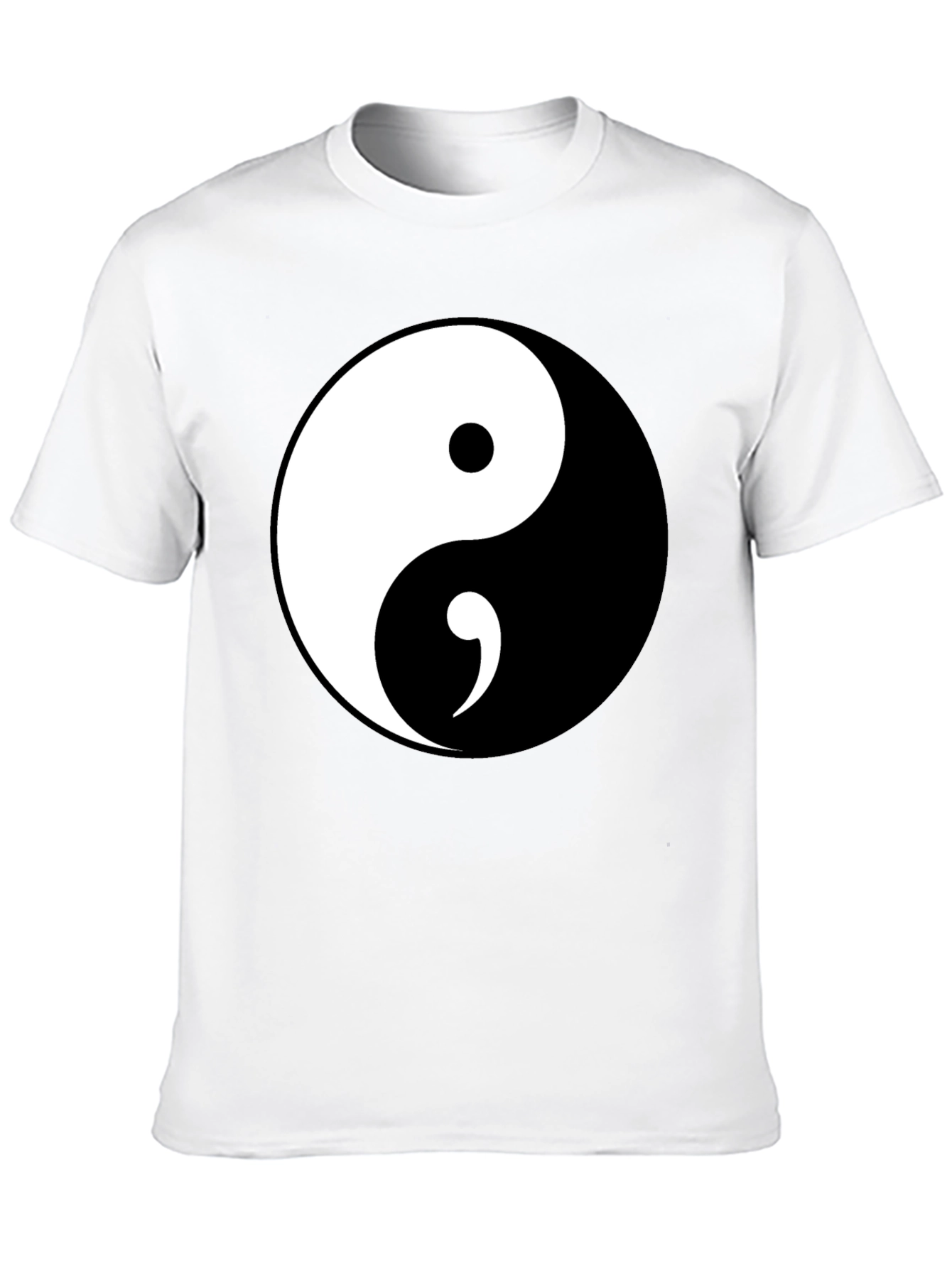 Yin Yang Graphic Tee - Balance and Style