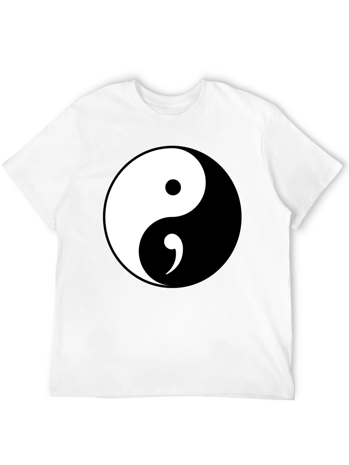 Yin Yang Graphic Tee - Balance and Style