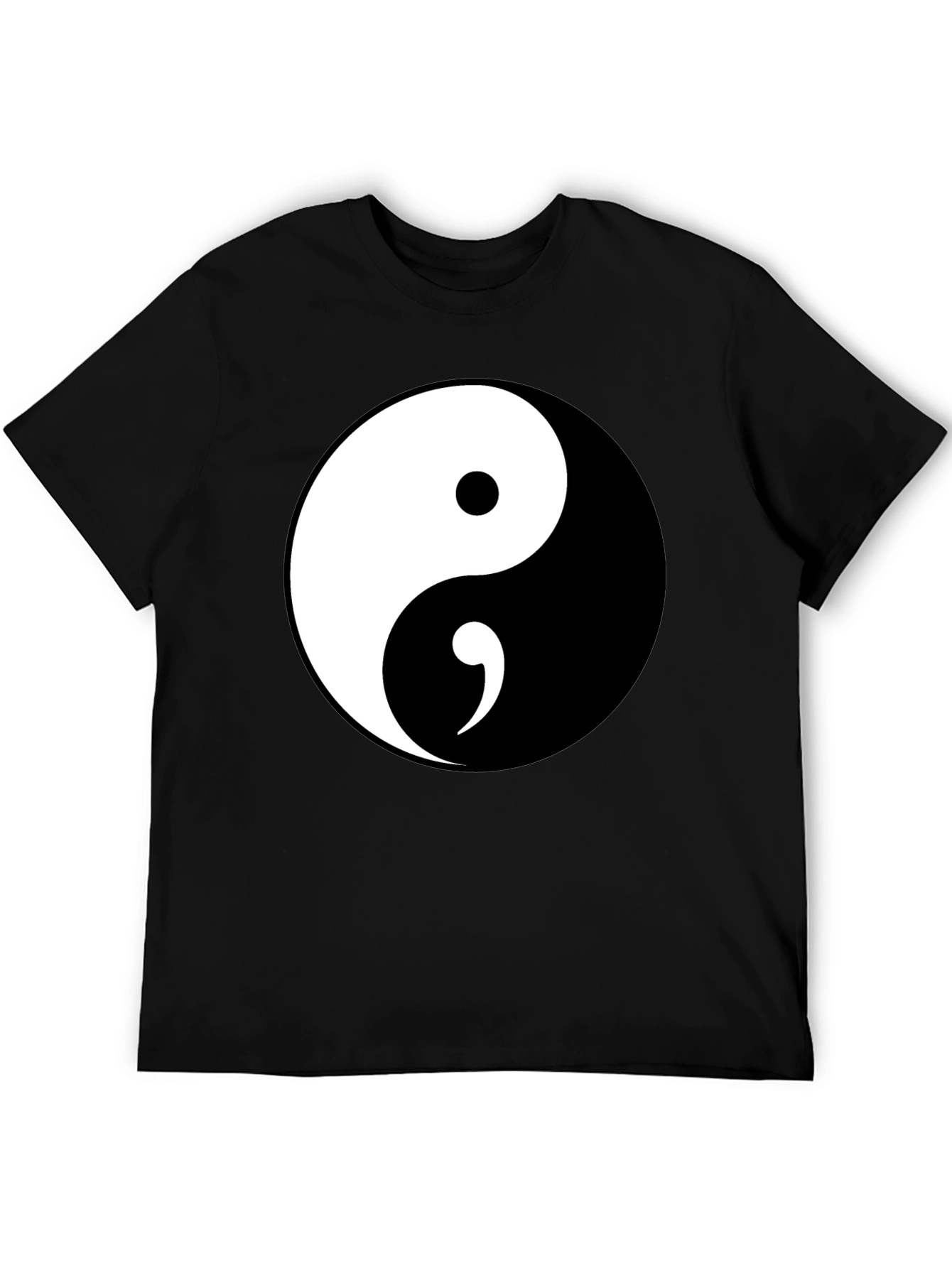 Yin Yang Graphic Tee - Balance and Style