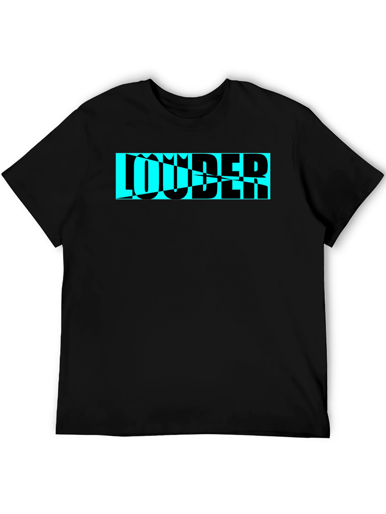 LOUDER Graphic Print Mens T-Shirt