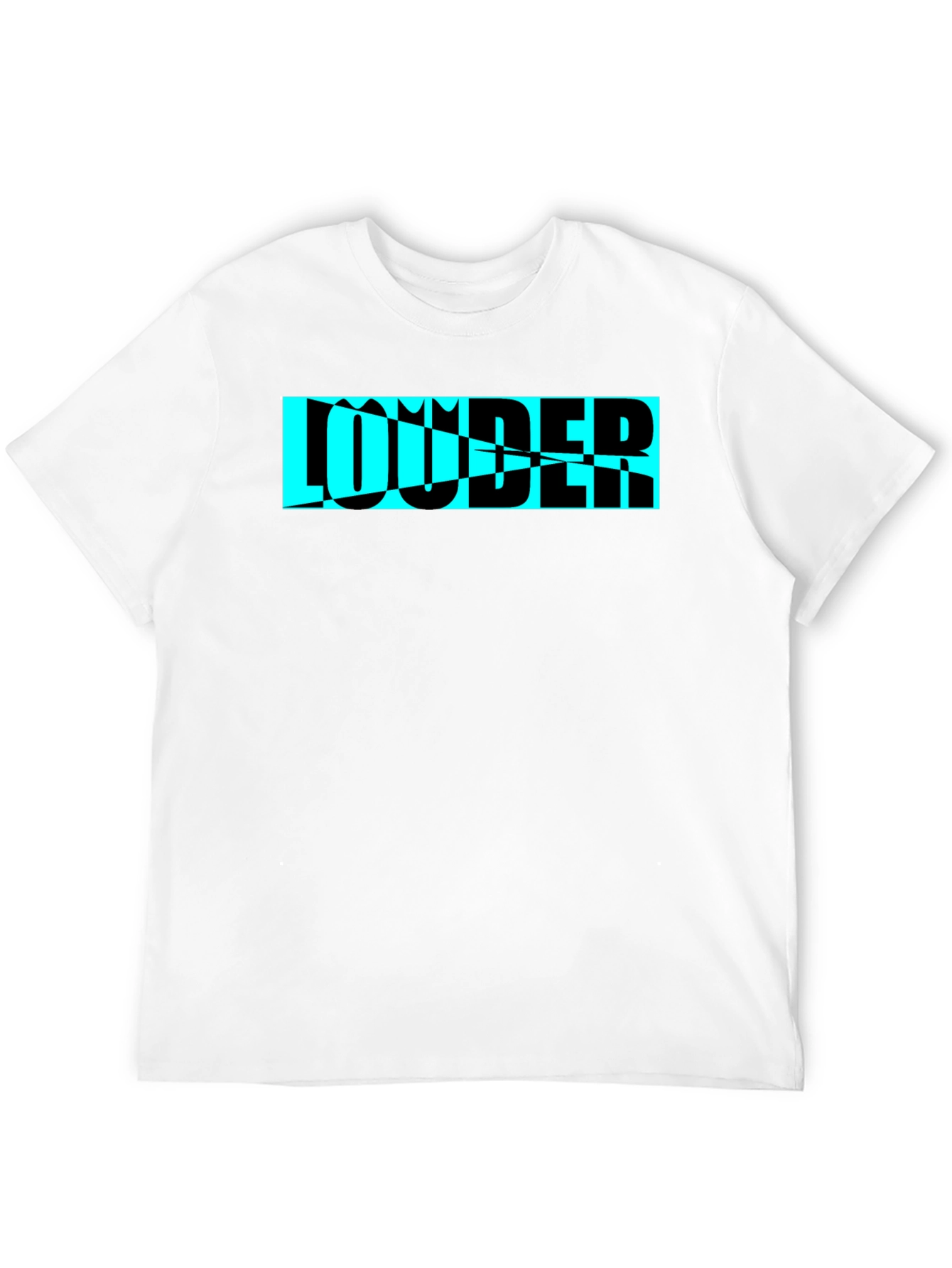 LOUDER Graphic Print Mens T-Shirt