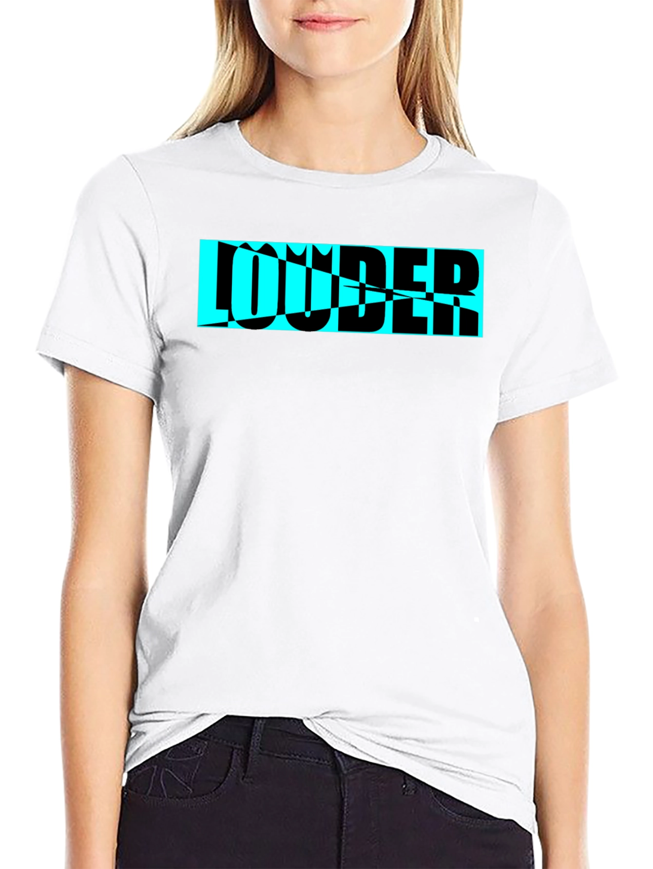 LOUDER Graphic Print Mens T-Shirt