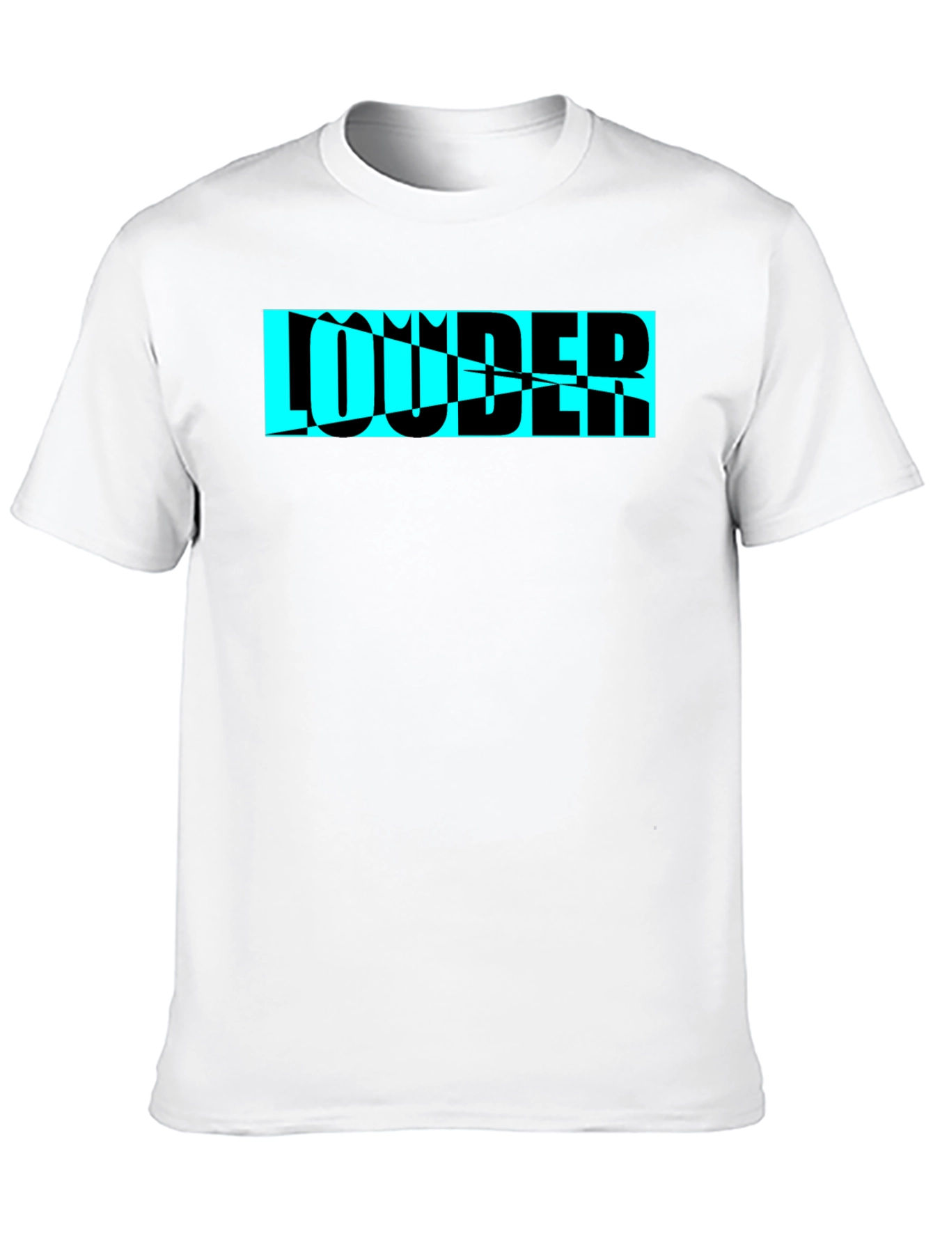 LOUDER Graphic Print Mens T-Shirt
