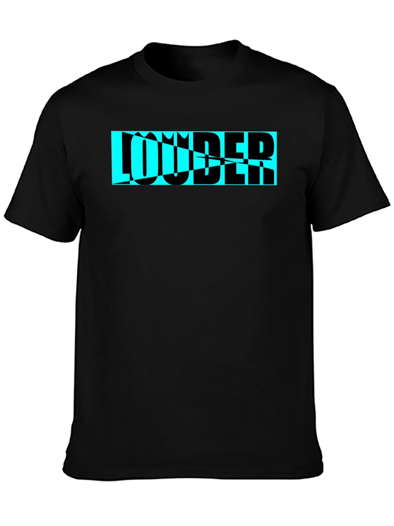 LOUDER Graphic Print Mens T-Shirt