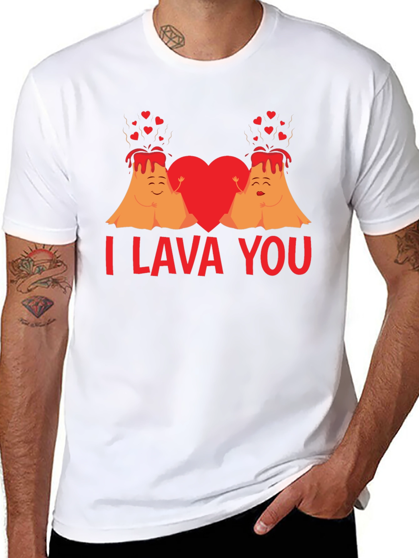 I Lava You Valentines Day T-Shirt