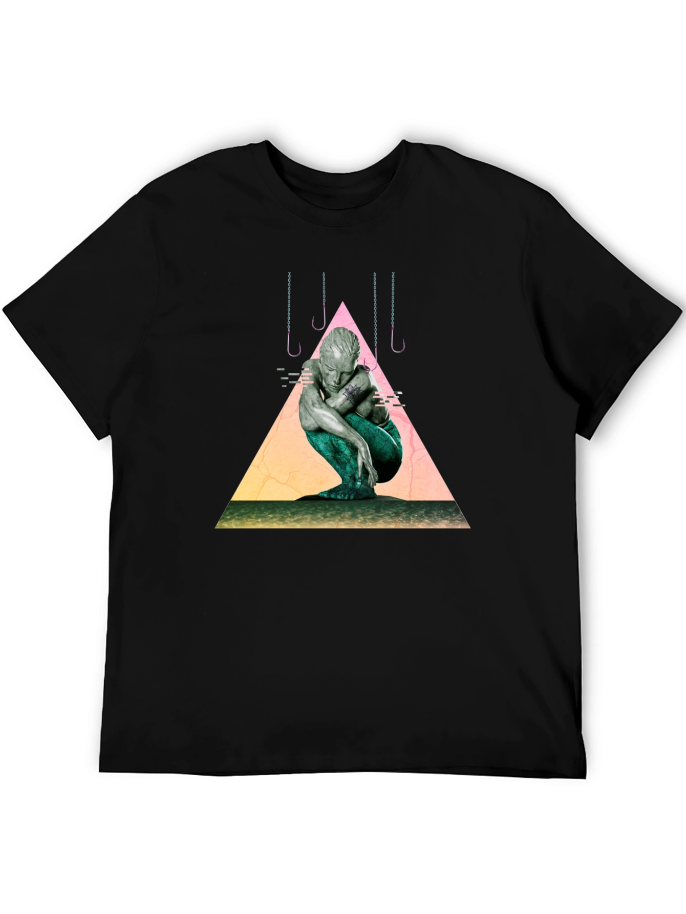 Mermaid Graphic Tee - Unique Artistic Design