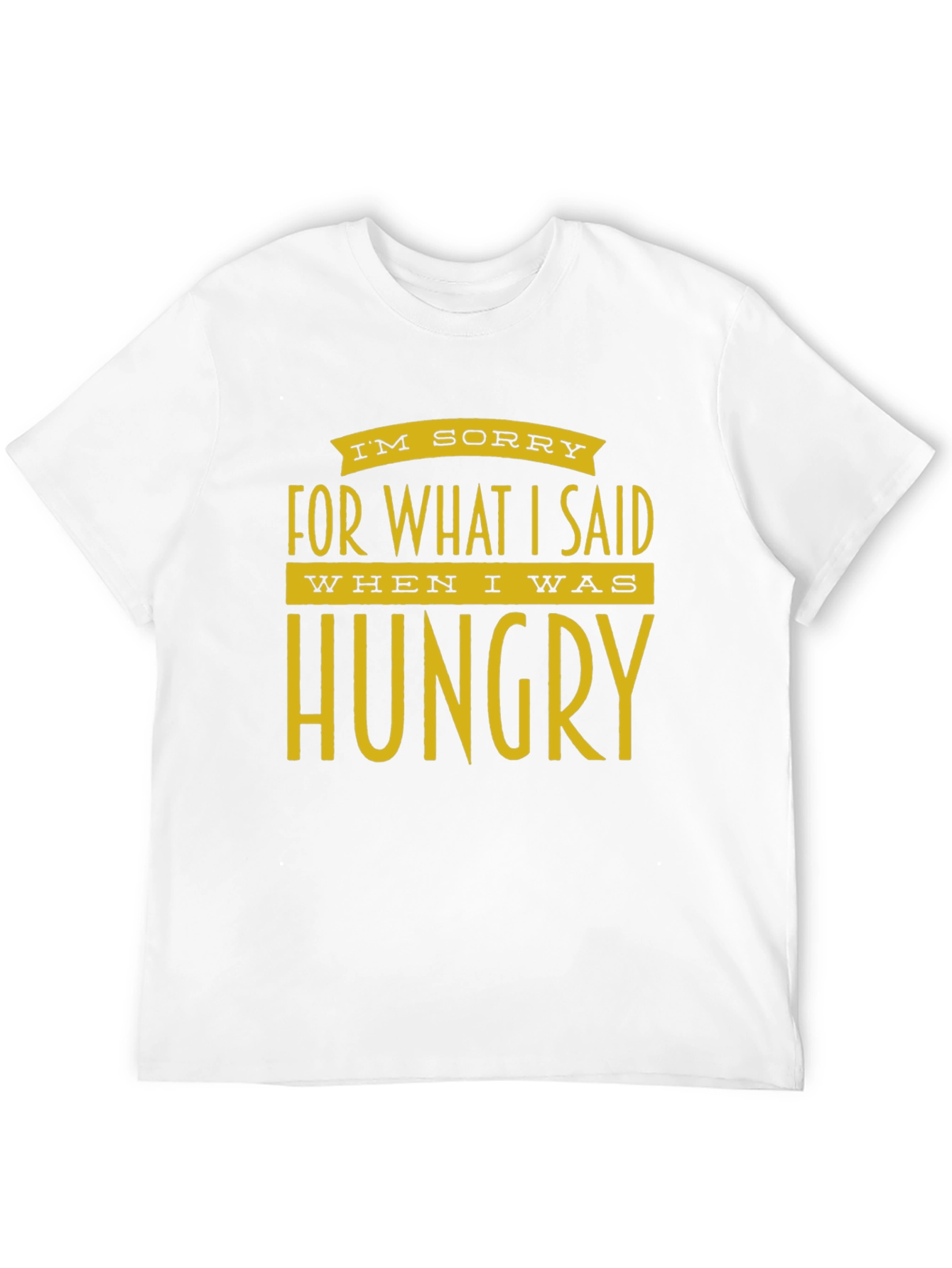 Hungry Apology Black T-Shirt