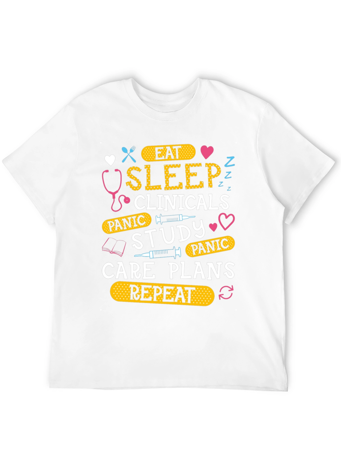 Eat Sleep Clinicals Repeat T-Shirt
