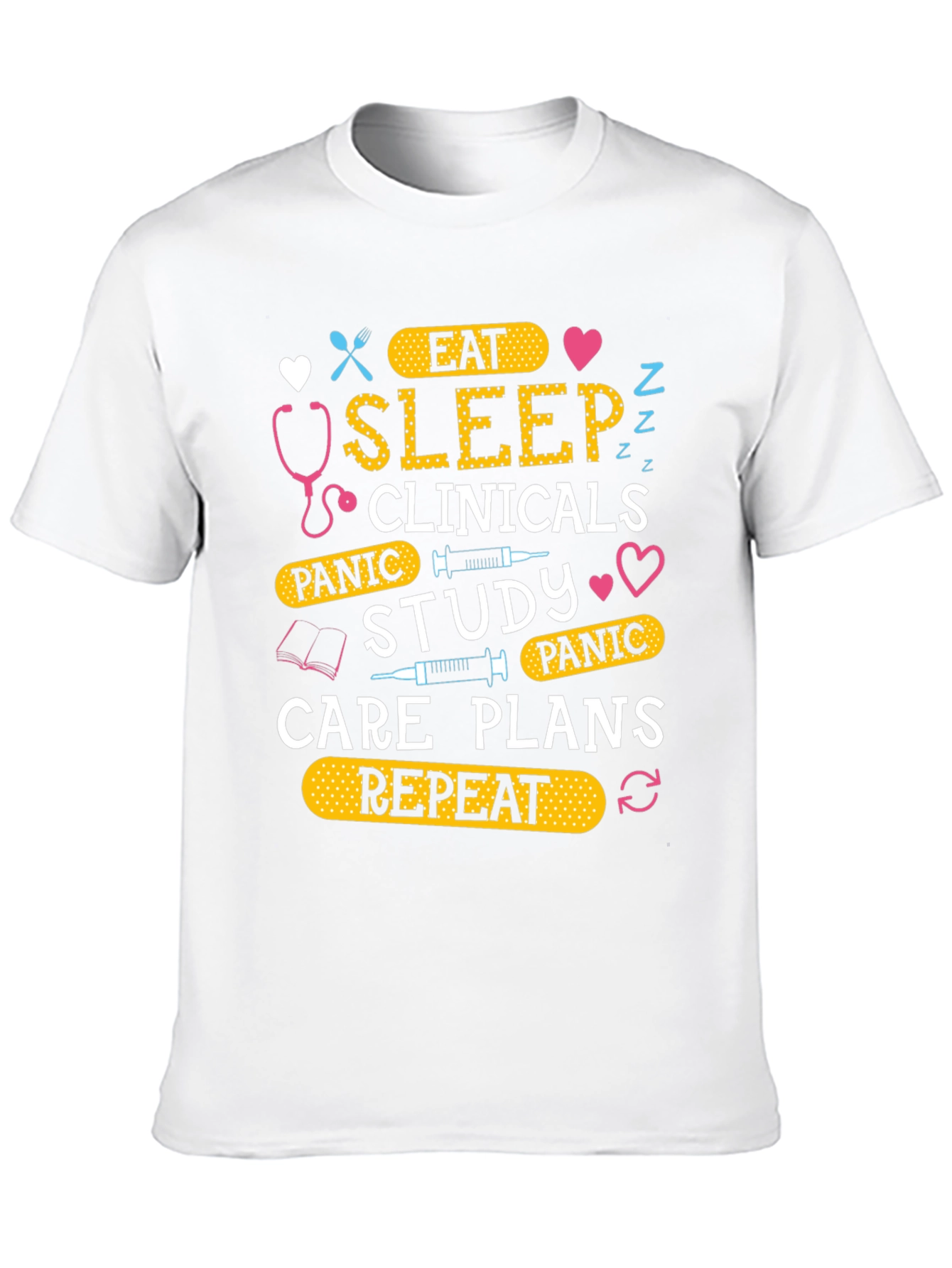 Eat Sleep Clinicals Repeat T-Shirt
