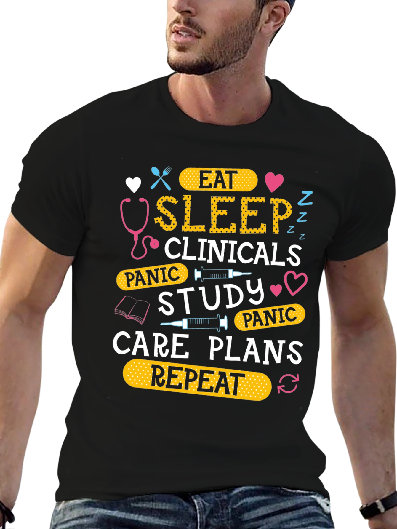 Eat Sleep Clinicals Repeat T-Shirt